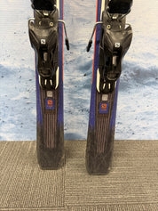 Used Salomon XDR 76 150cm Skis w/ Salomon Lithium 10 Bindings