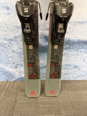 Used Salomon Distance 76 160cm Skis w/ Salomon M10 Bindings