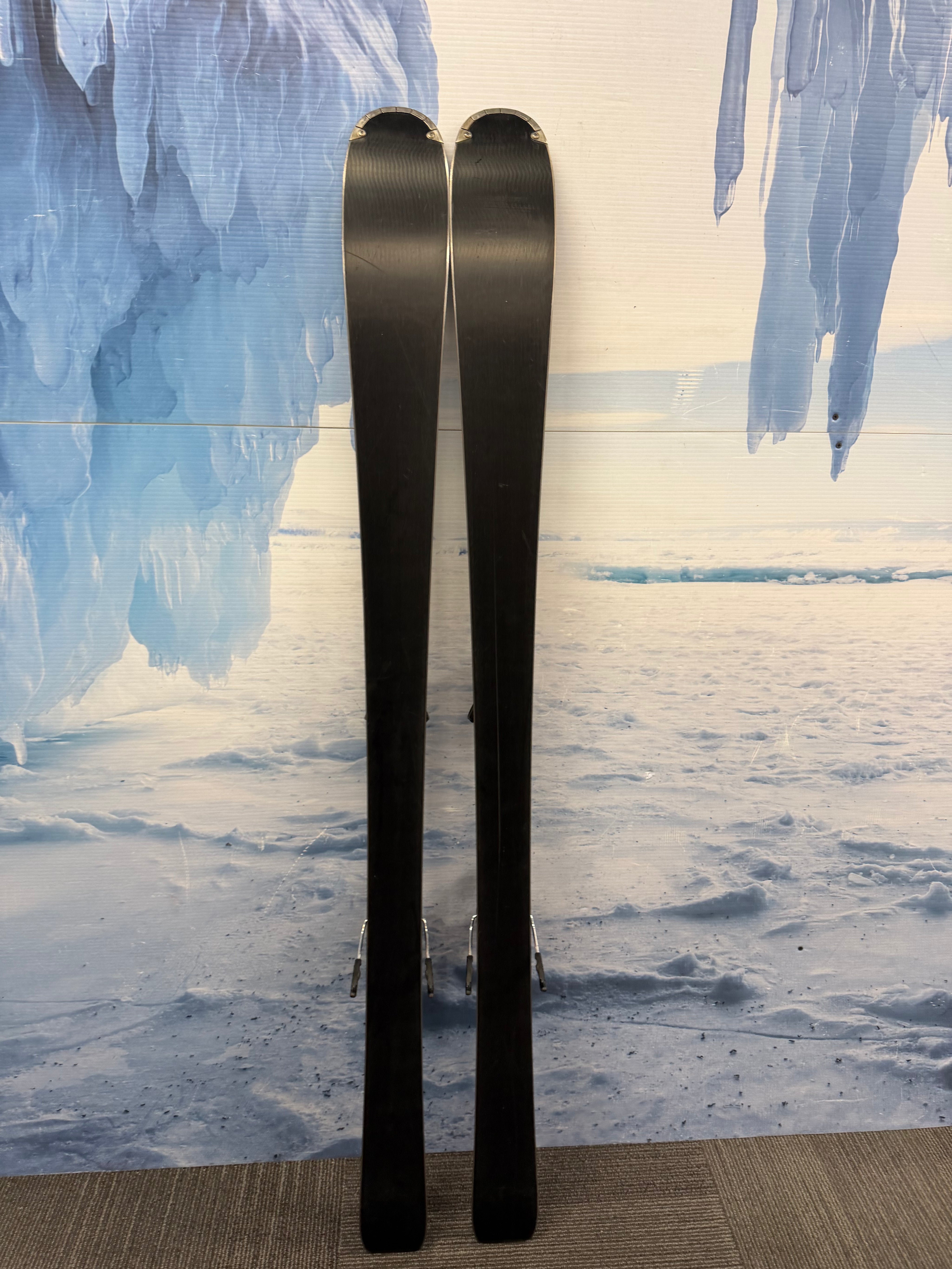 Used Salomon Distance 76 160cm Skis w/ Salomon M10 Bindings