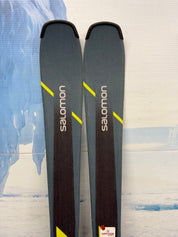 Used Salomon XDR 76 STC 160cm Skis w/ Salomon Lithium 10