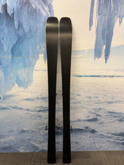 Used Salomon XDR 76 STC 160cm Skis w/ Salomon Lithium 10