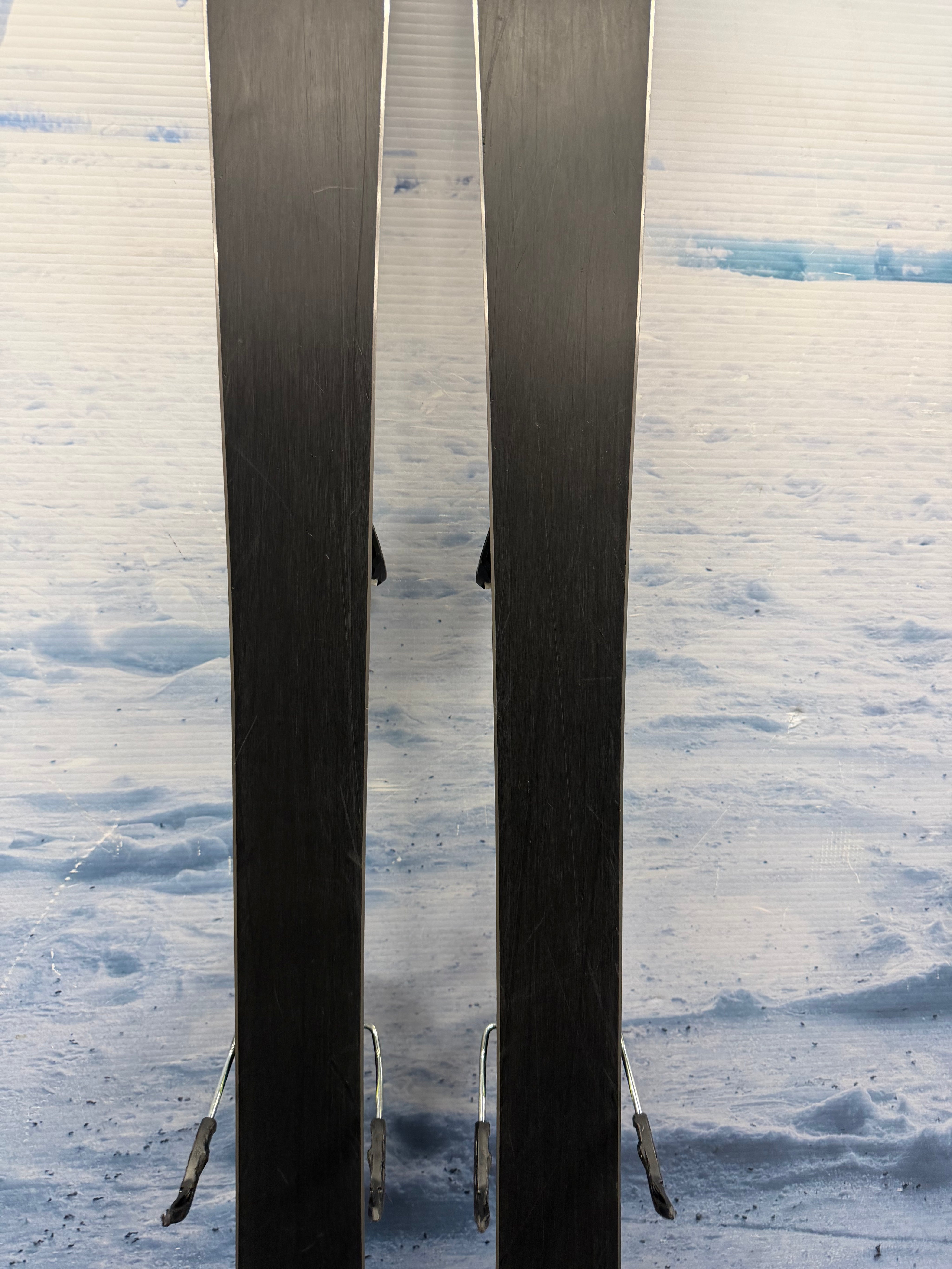 Used Salomon XDR 76 STC 160cm Skis w/ Salomon Lithium 10