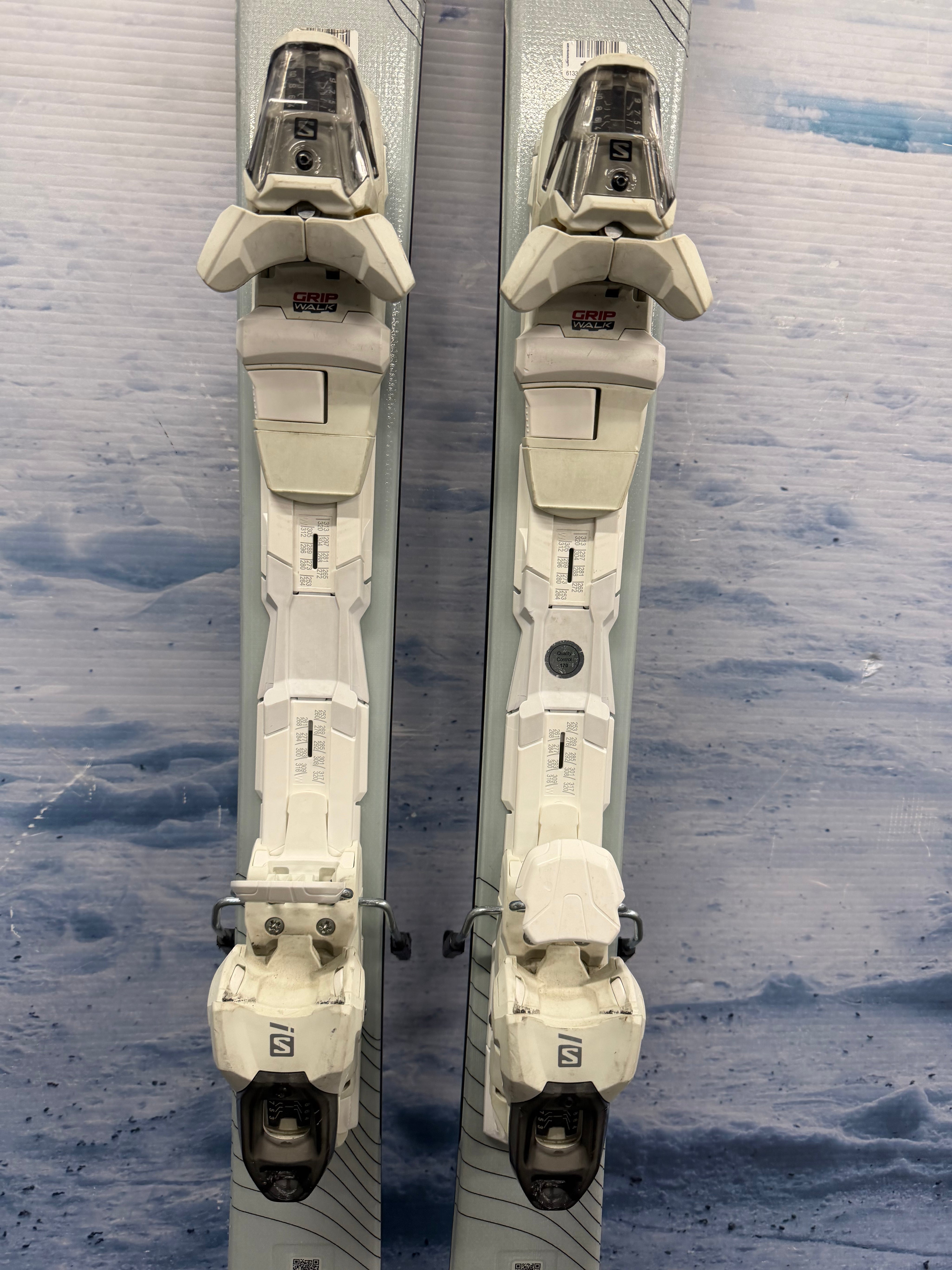 Used Salomon Stance W 80 167cm Skis w/ Salomon M10 Bindings