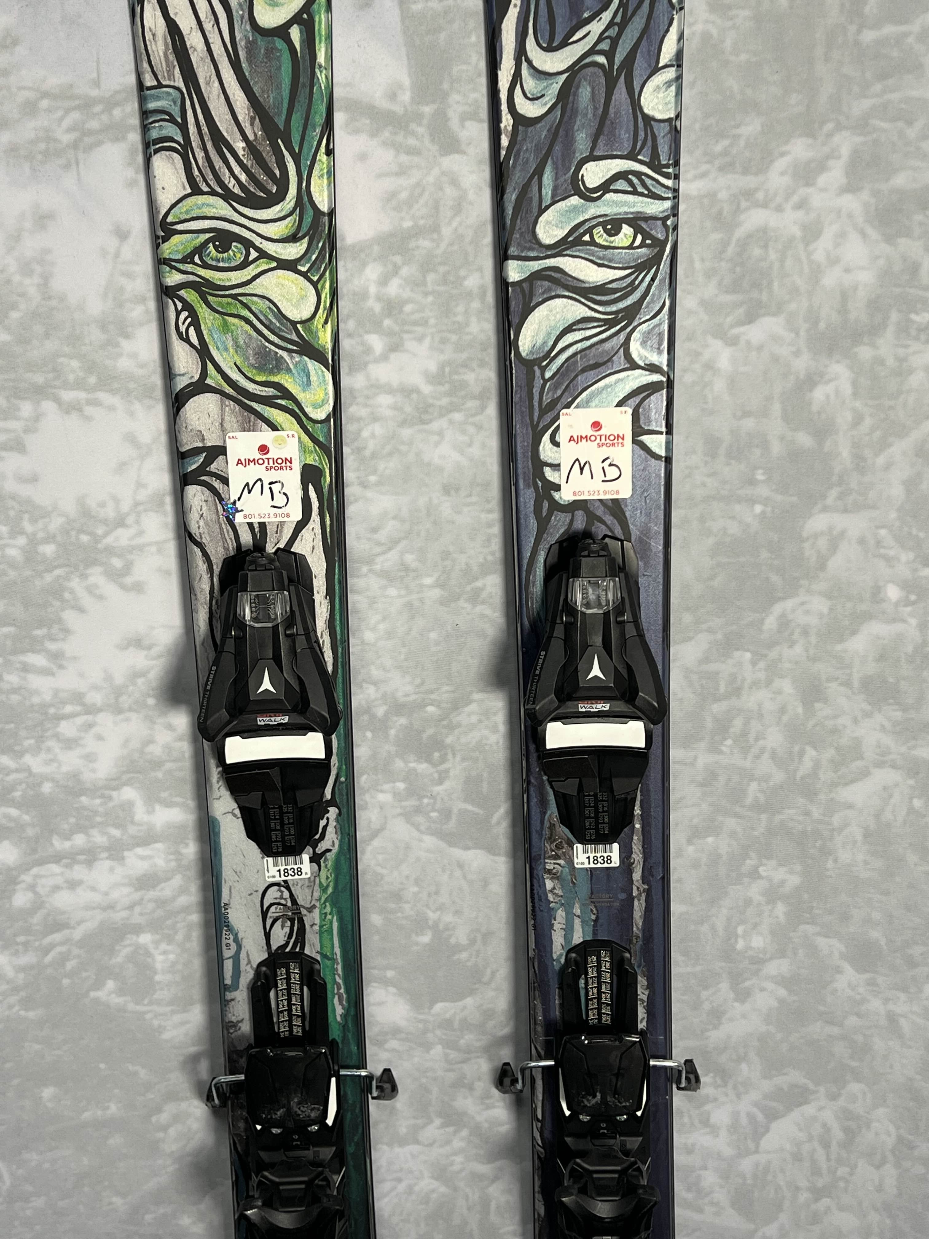 New 2024 Atomic Bent Chetler 100 180cm  Skis - 180cm w/ Atomic Strive 13 GW binding