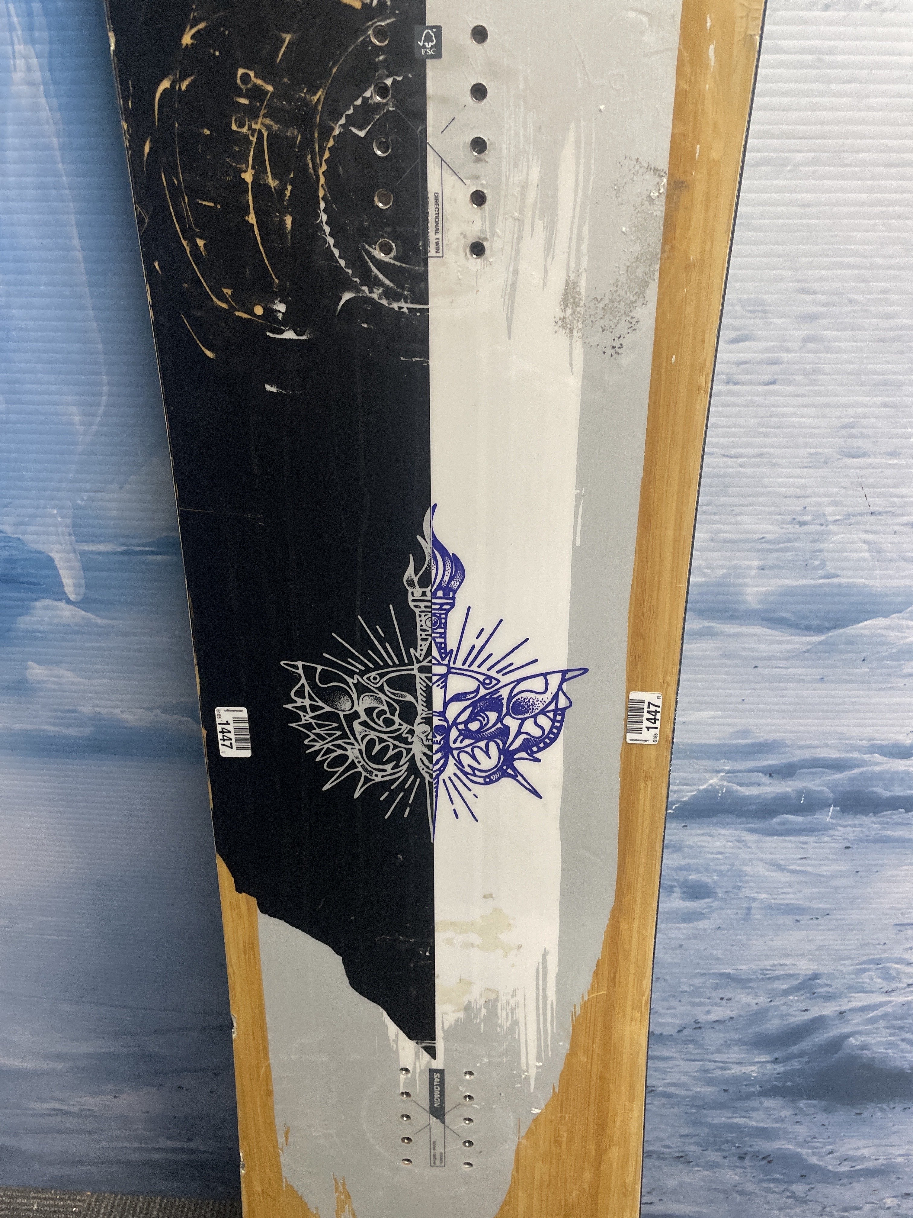 Used 2023 Salomon Assassin Snowboard-156
