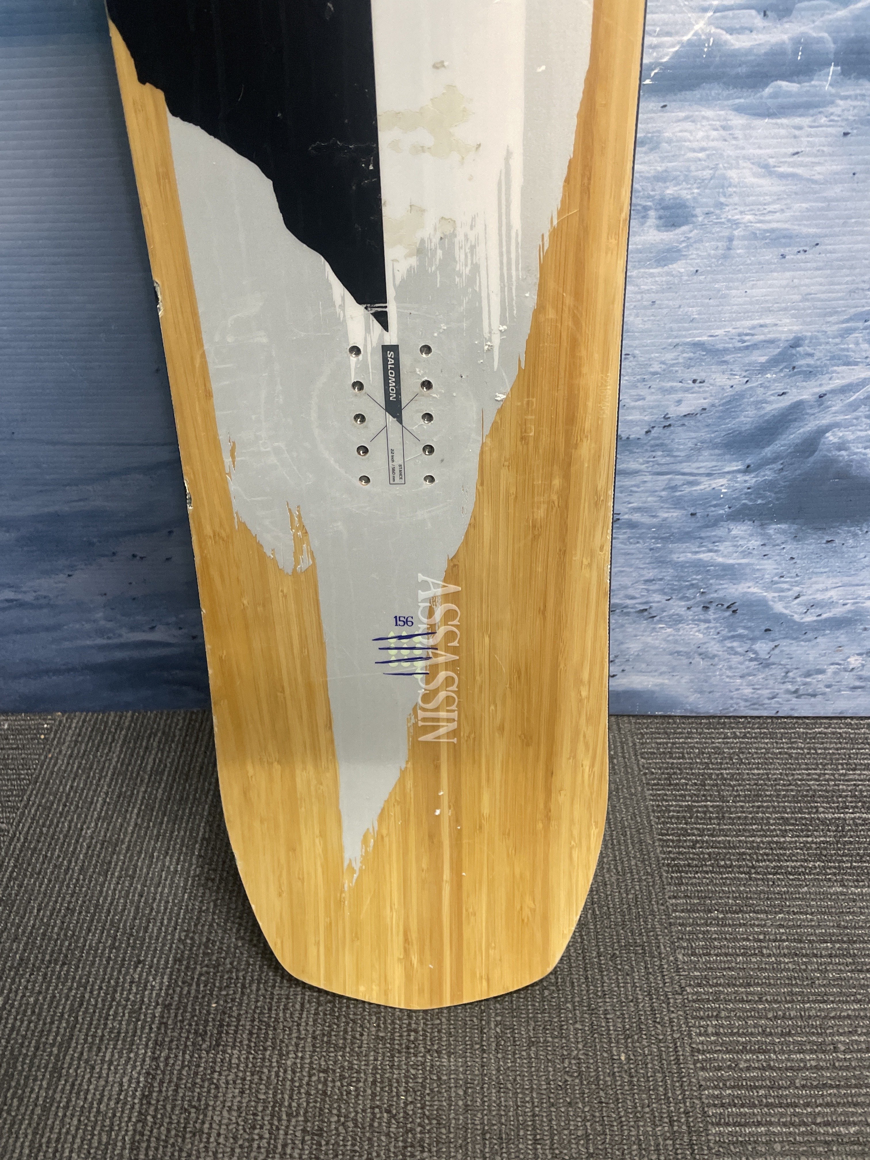 Used 2023 Salomon Assassin Snowboard-156