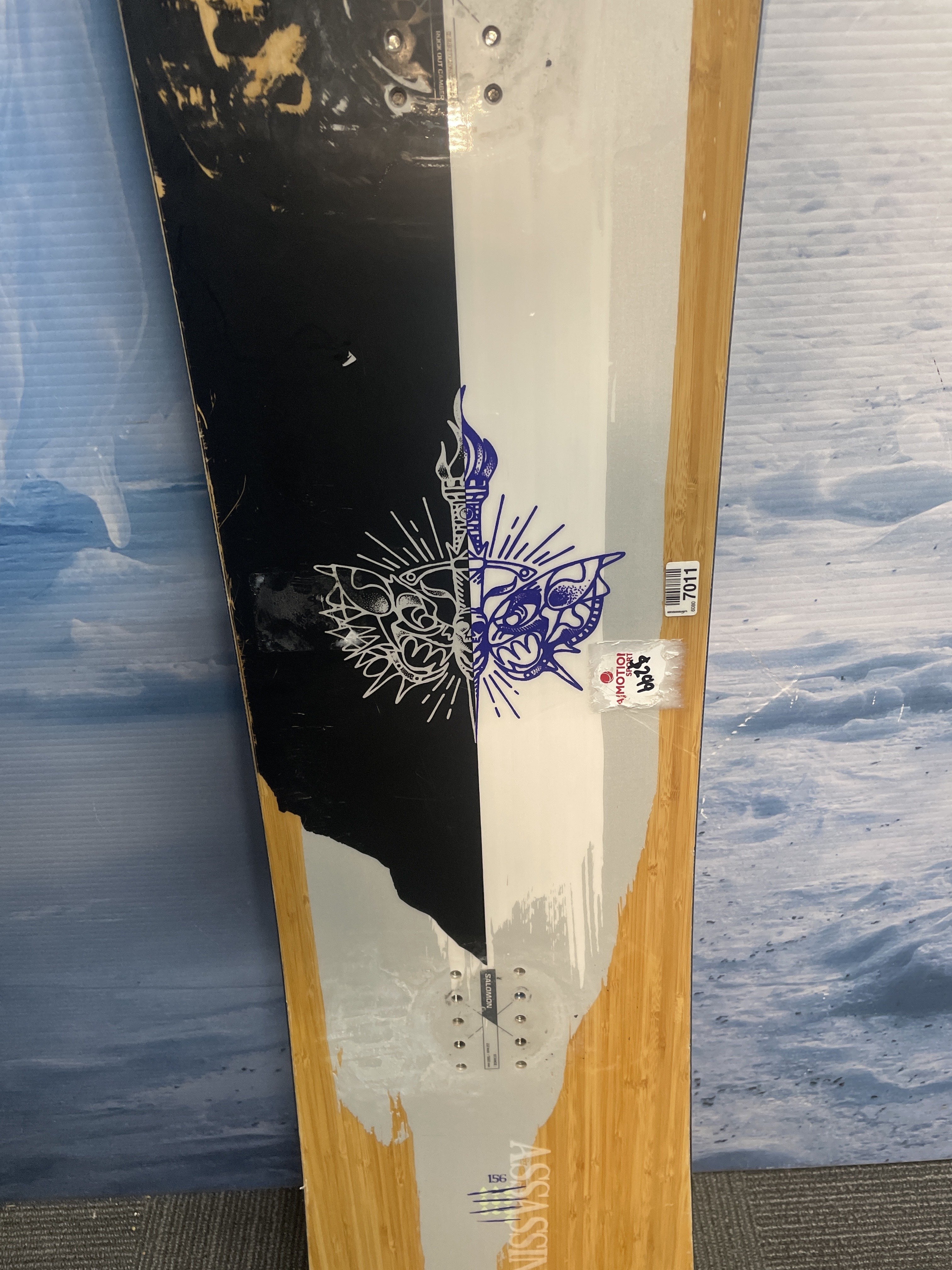 Used 2023 Salomon Assassin Snowboard-156