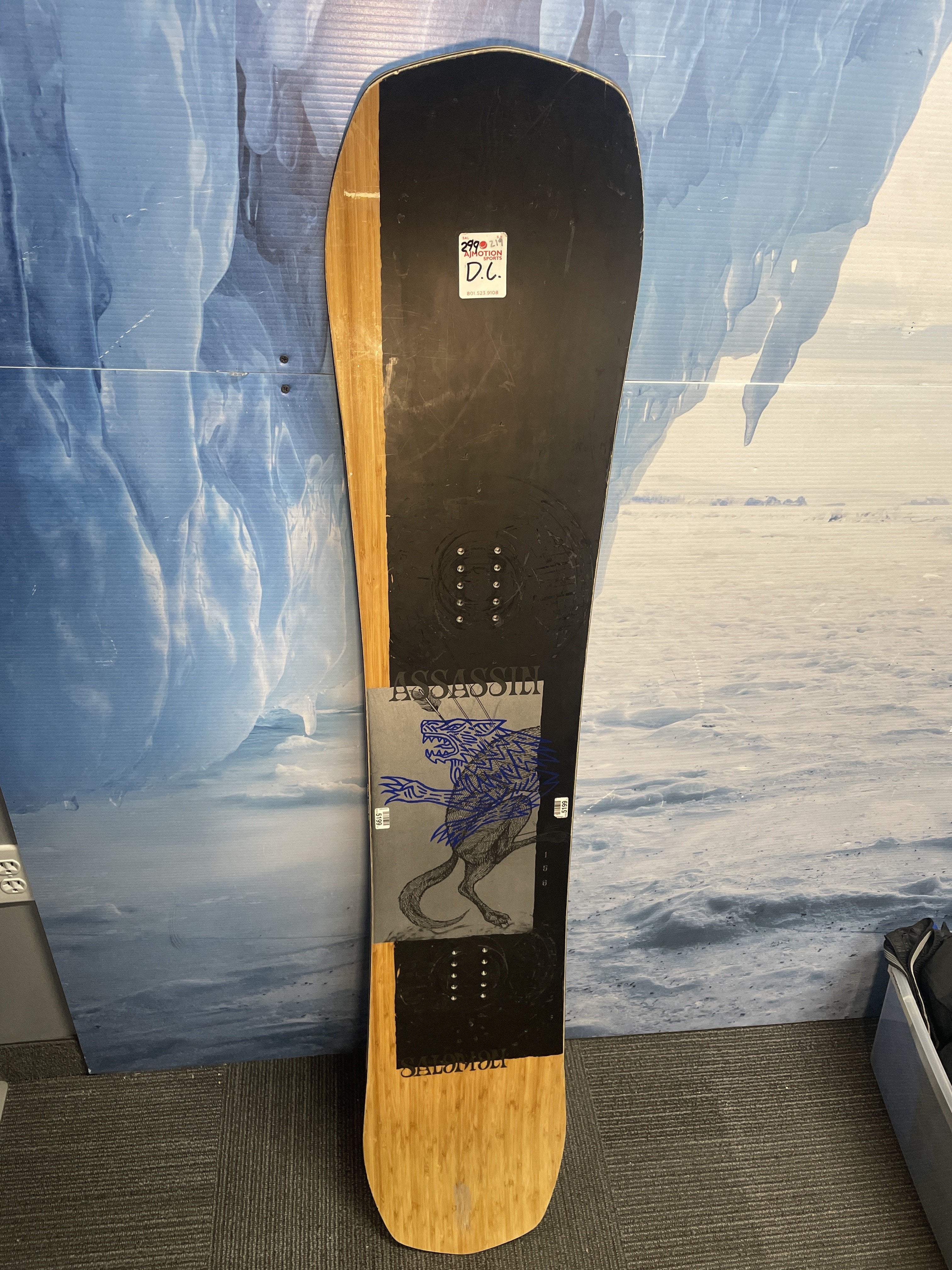 Used 2022 Salomon Assassin Snowboard-156