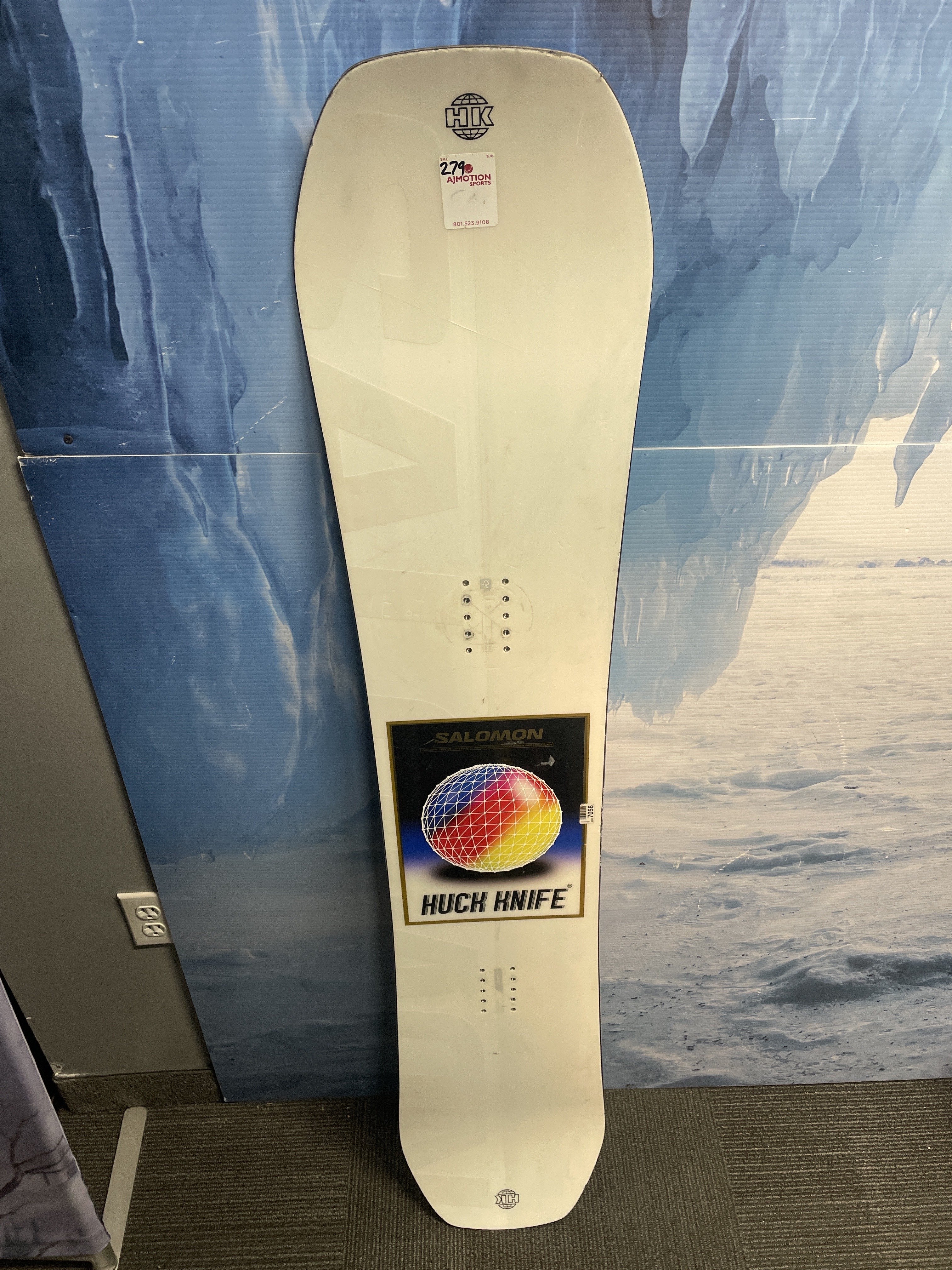 Used 2023 Salomon Huck Knife Snowboard-158