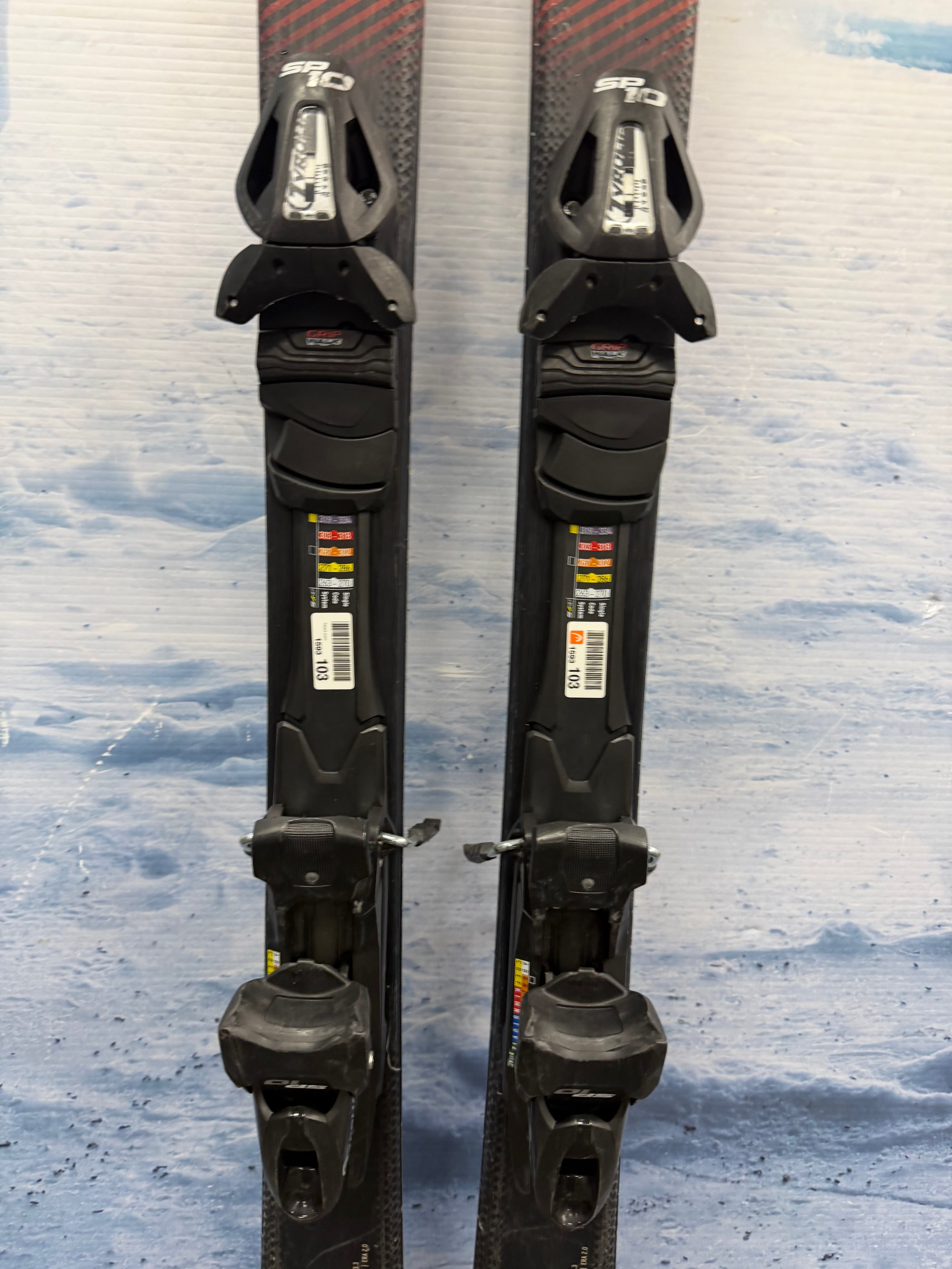 Used Head Shape VX 170cm Skis w/ Tyrolia SP10 Bindings
