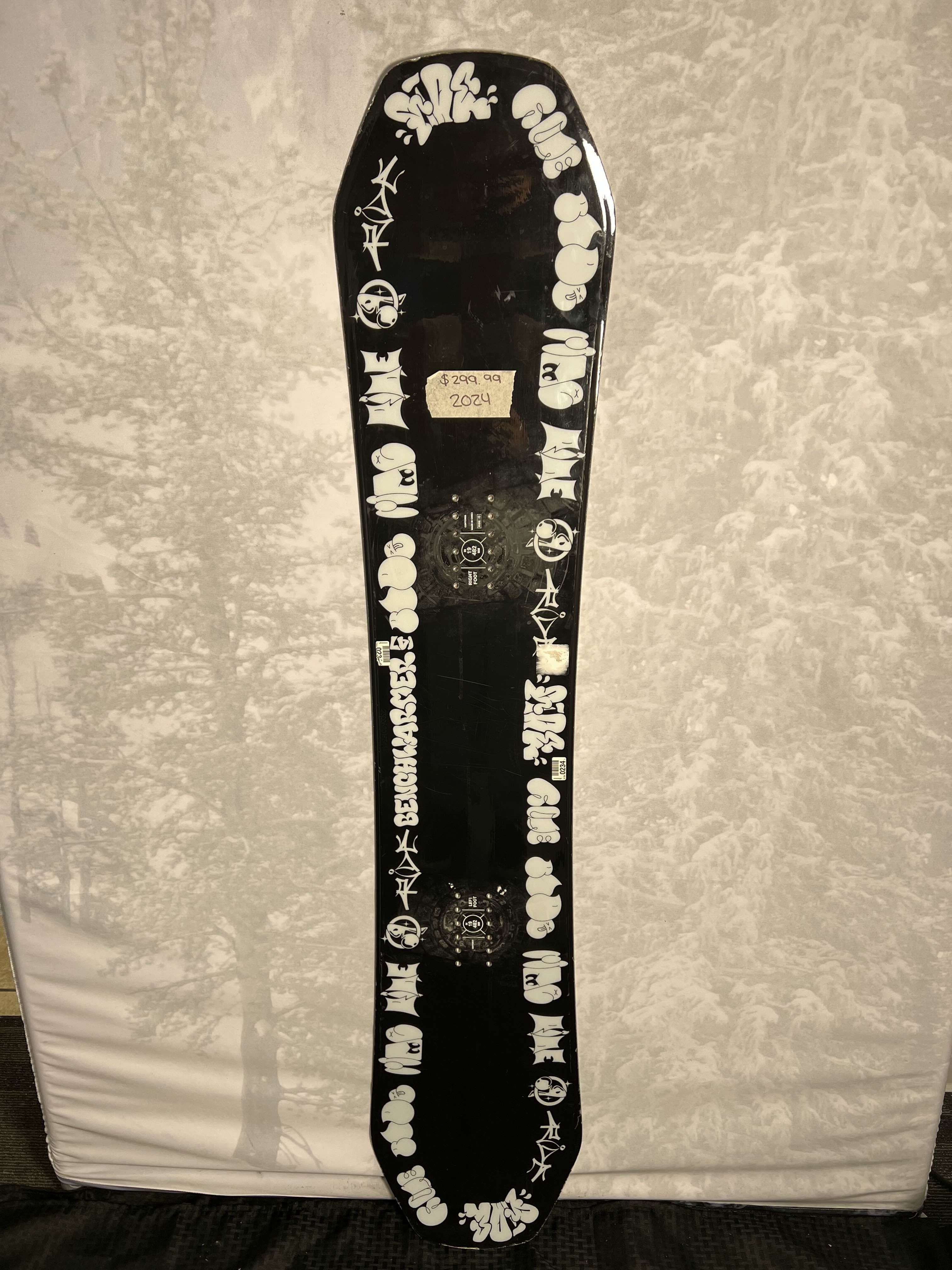 Lightly Used 2024 Ride Benchwarmer 147 CM Snowboard