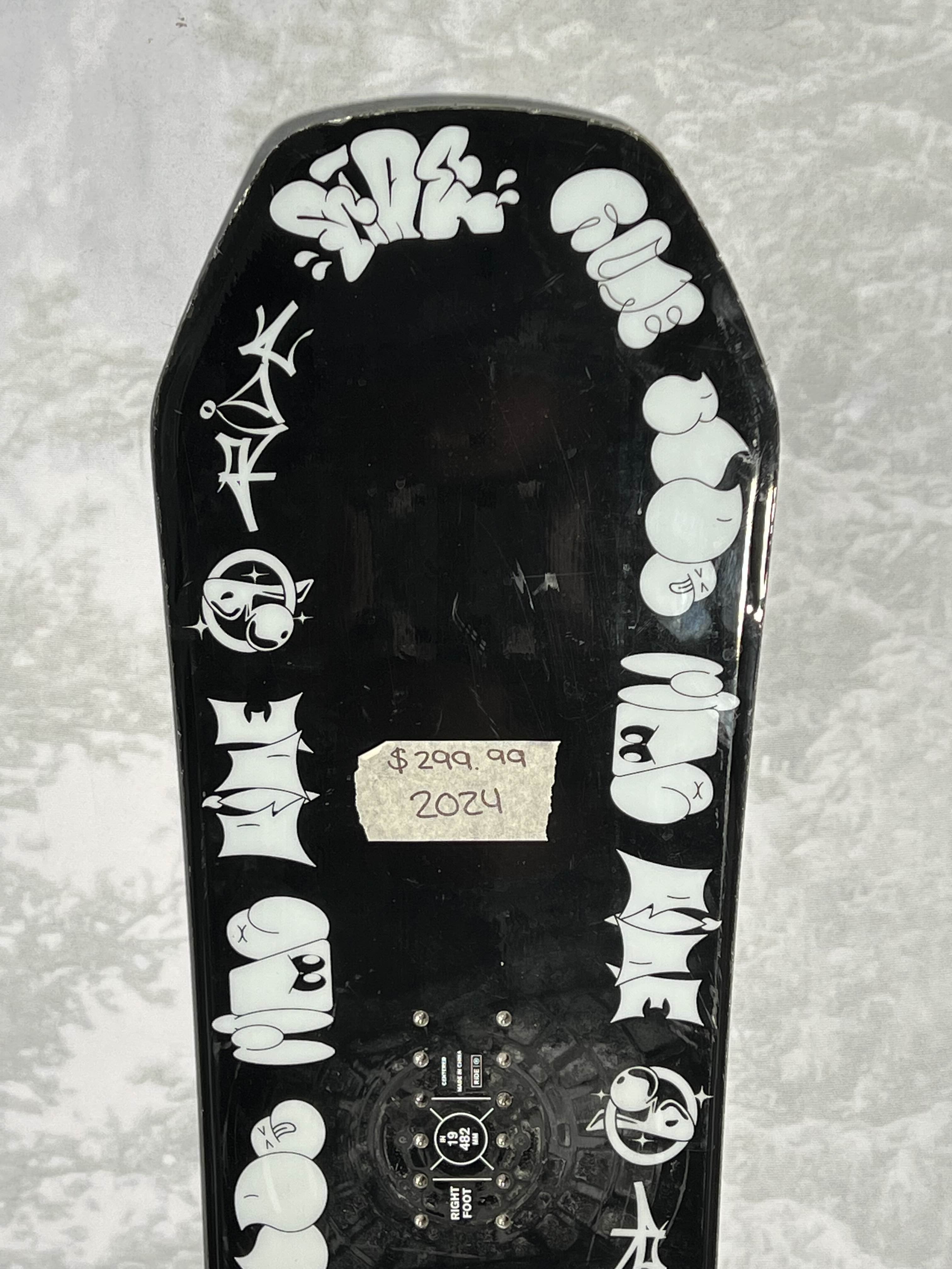 Lightly Used 2024 Ride Benchwarmer 147 CM Snowboard