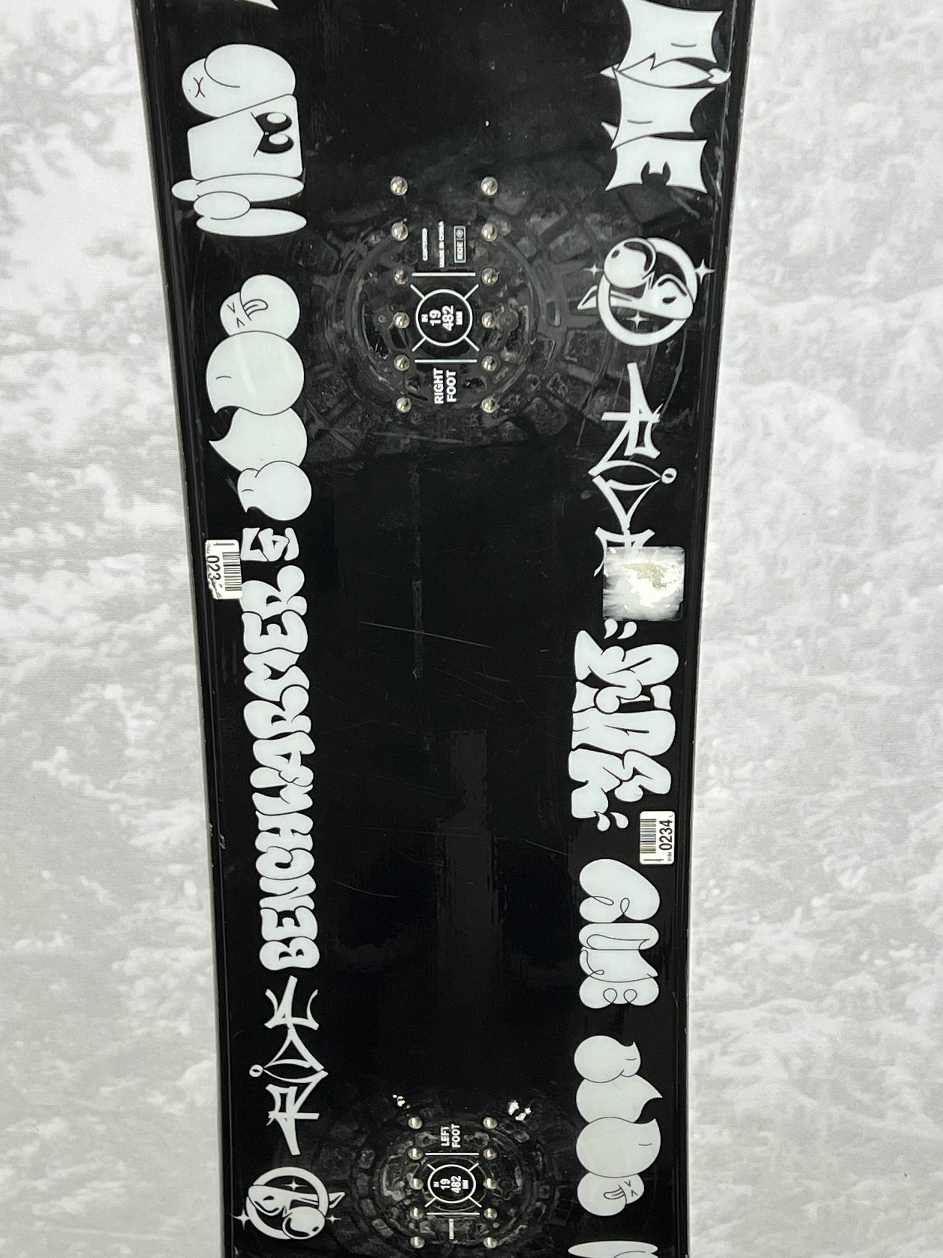 Lightly Used 2024 Ride Benchwarmer 147 CM Snowboard