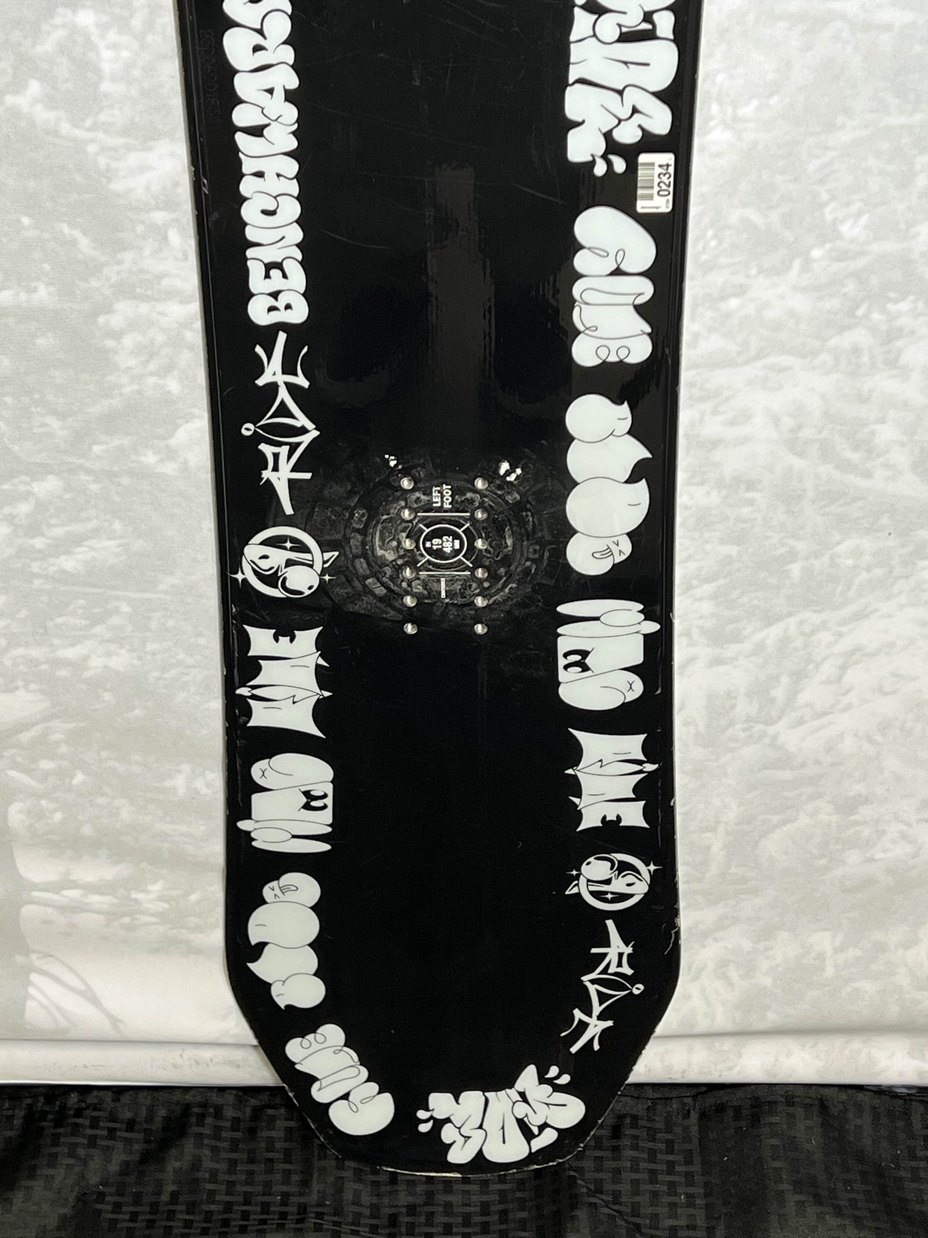 Lightly Used 2024 Ride Benchwarmer 147 CM Snowboard