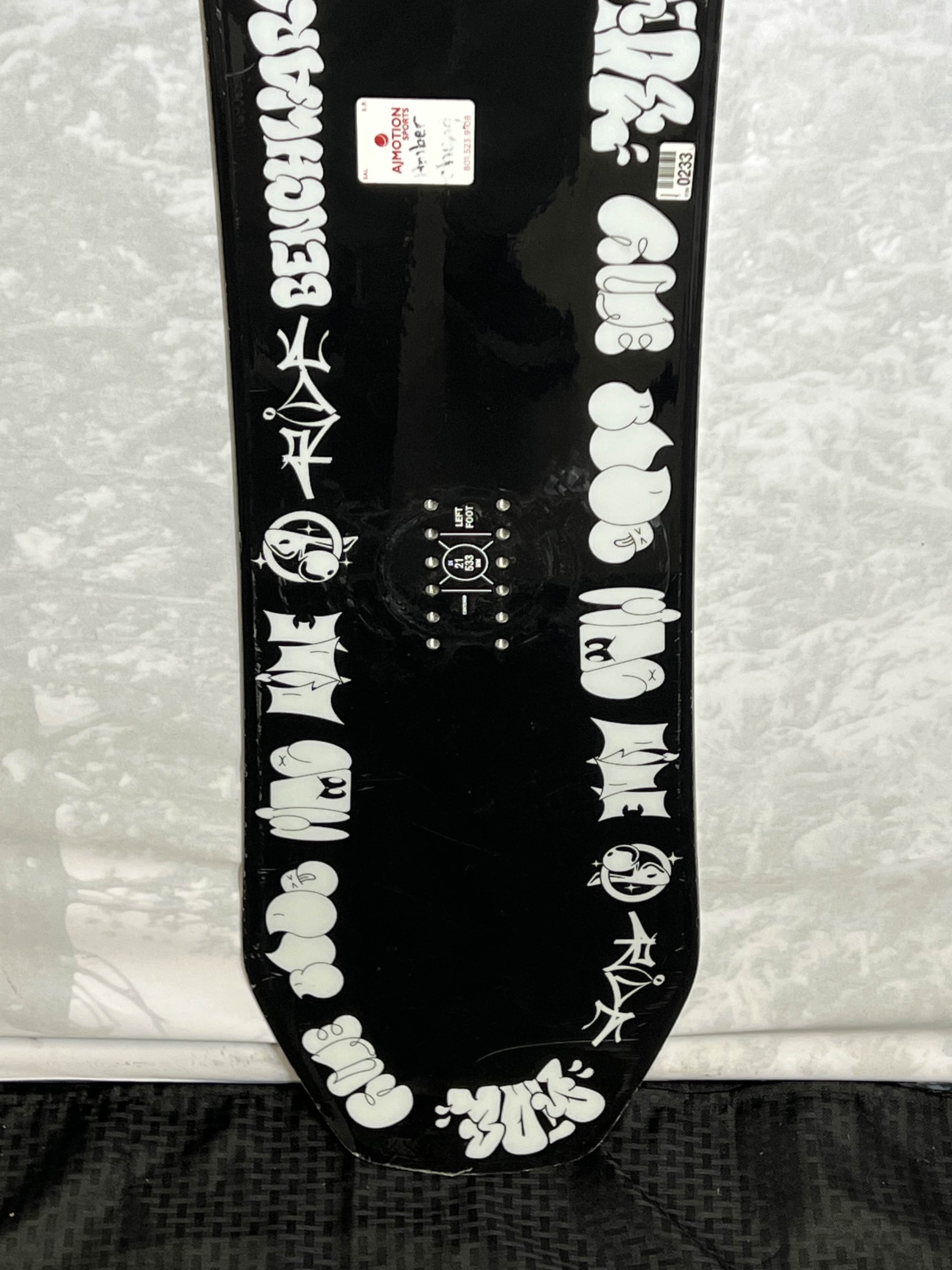 Lightly Used 2024 Ride Benchwarmer 151 CM Snowboard