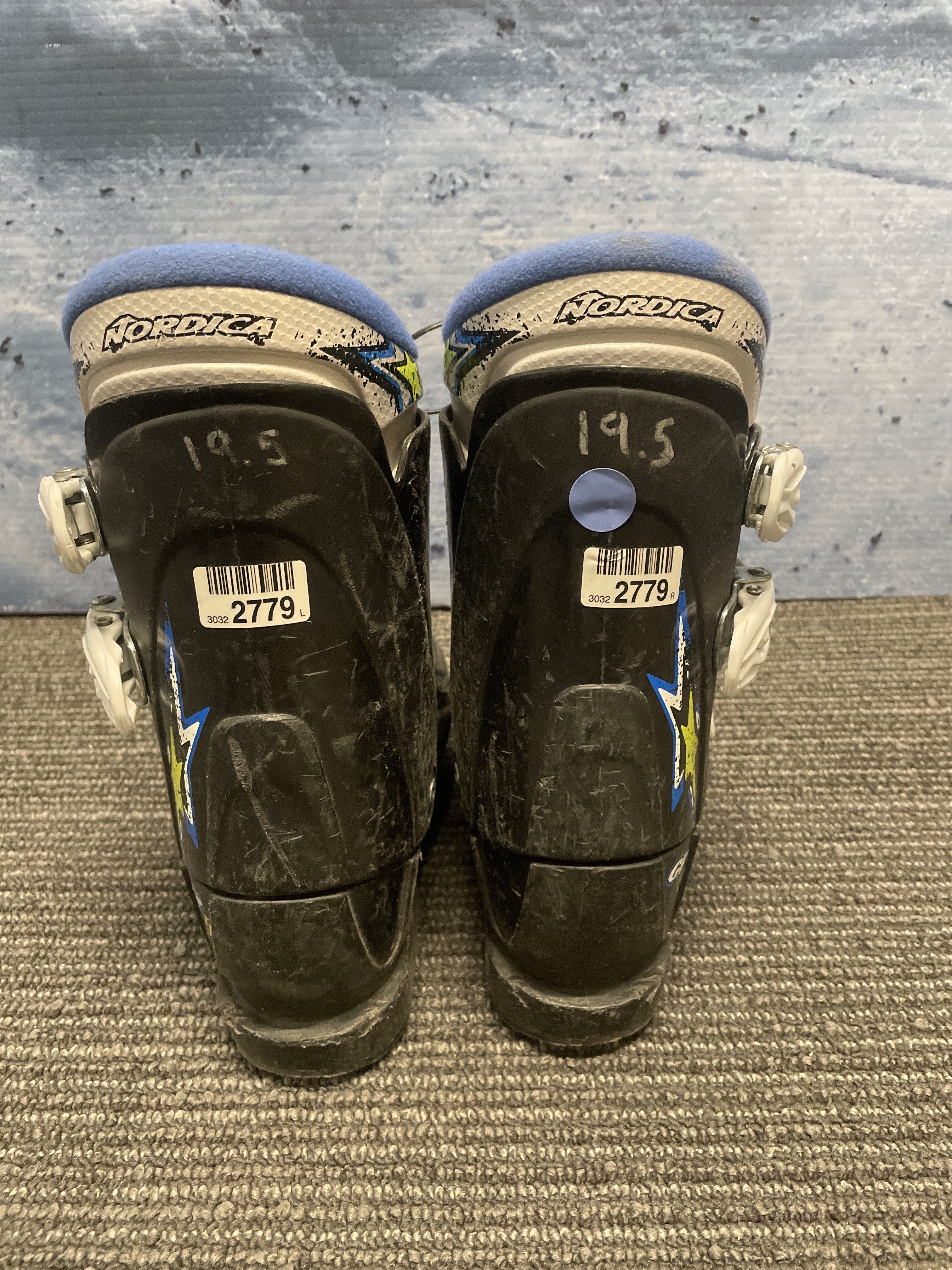 USED Nordica GP TJ 19.5 Ski Boots