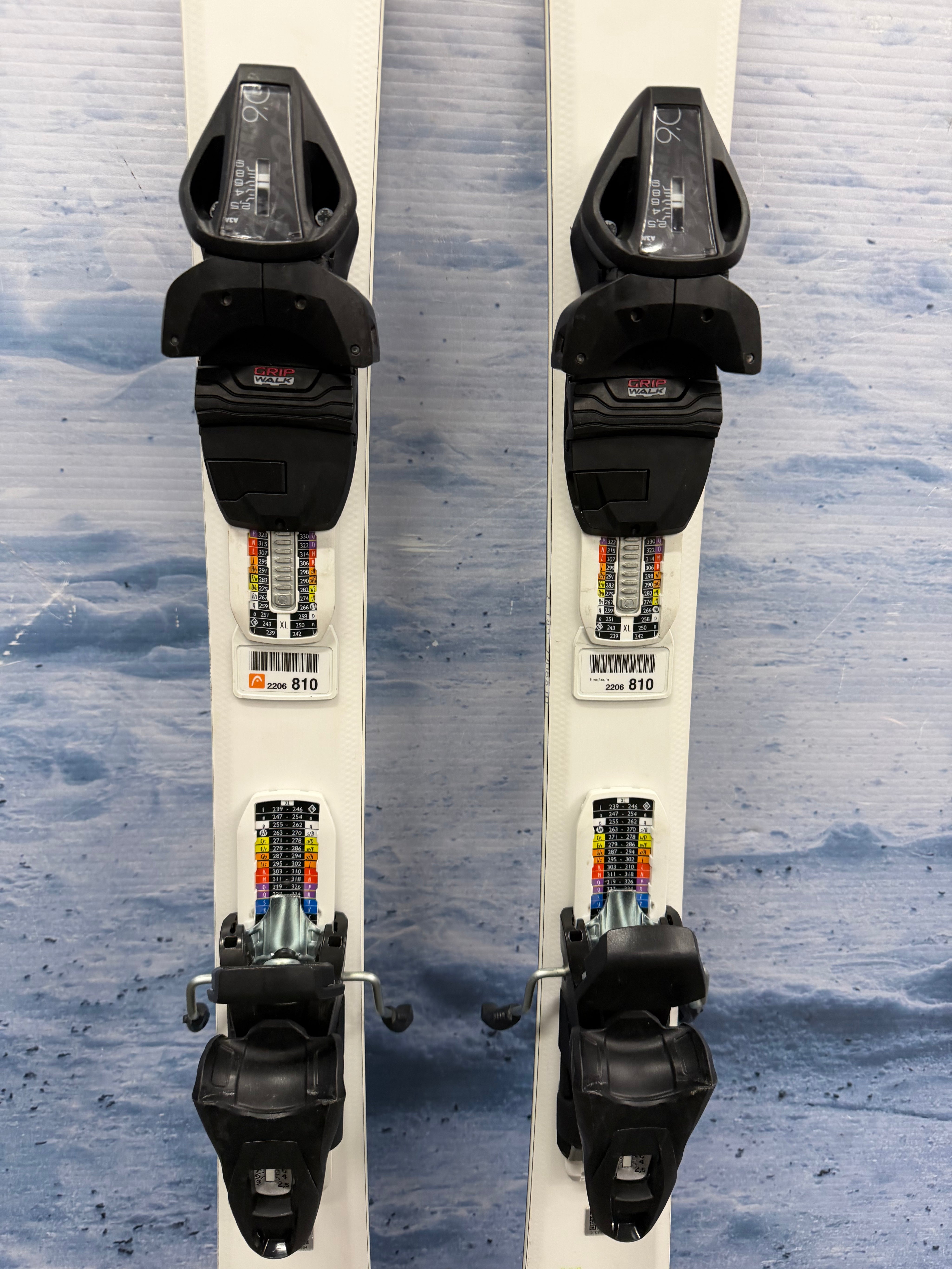 Used Head Pure Joy R 143cm Skis w/ SLR 9 Bindings