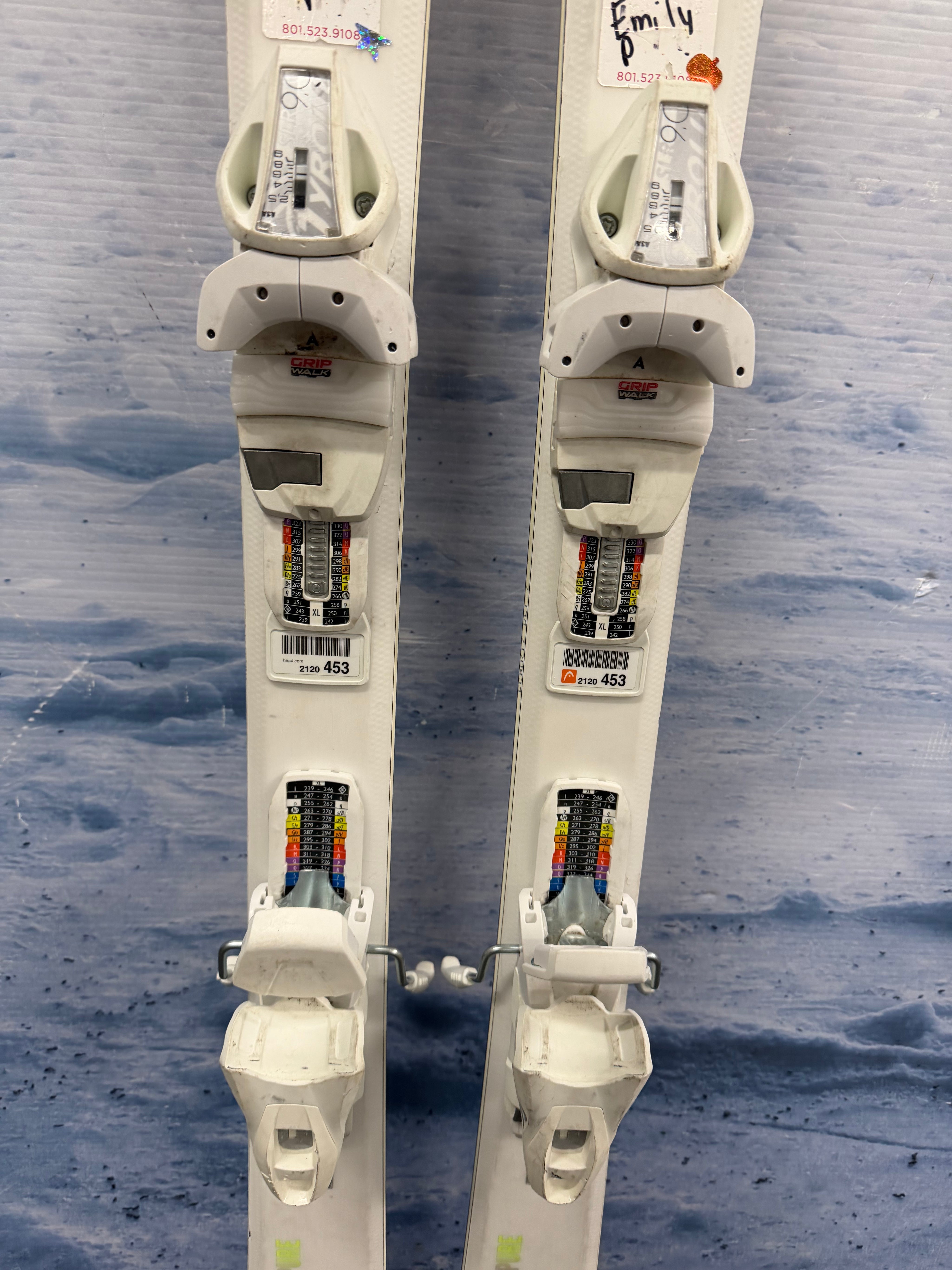 Used Head Pure Joy R 158cm Skis w/ SLR 9 Bindings
