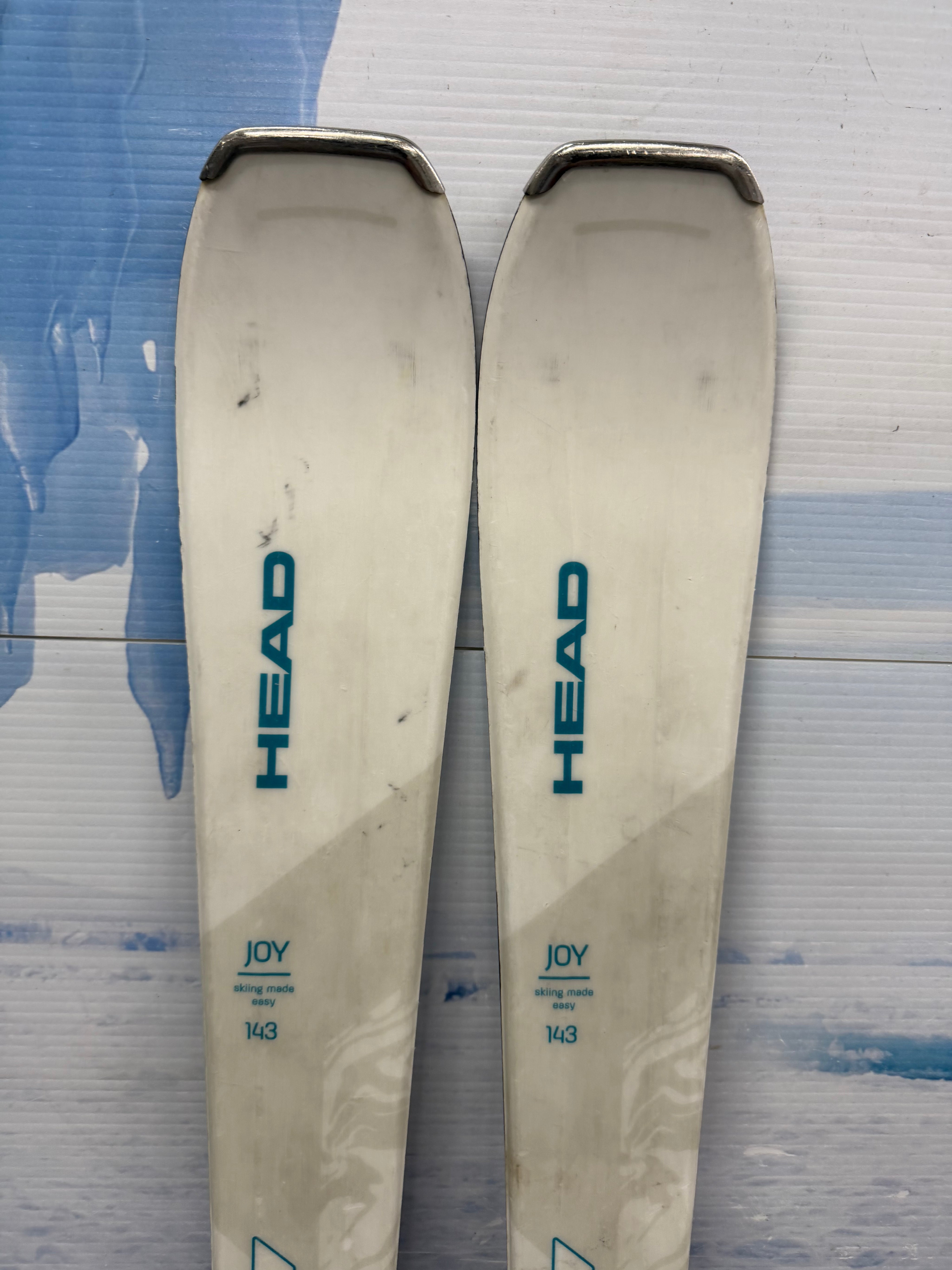 Used Head Easy Joy 143cm Skis w/ SLR 9 Bindings