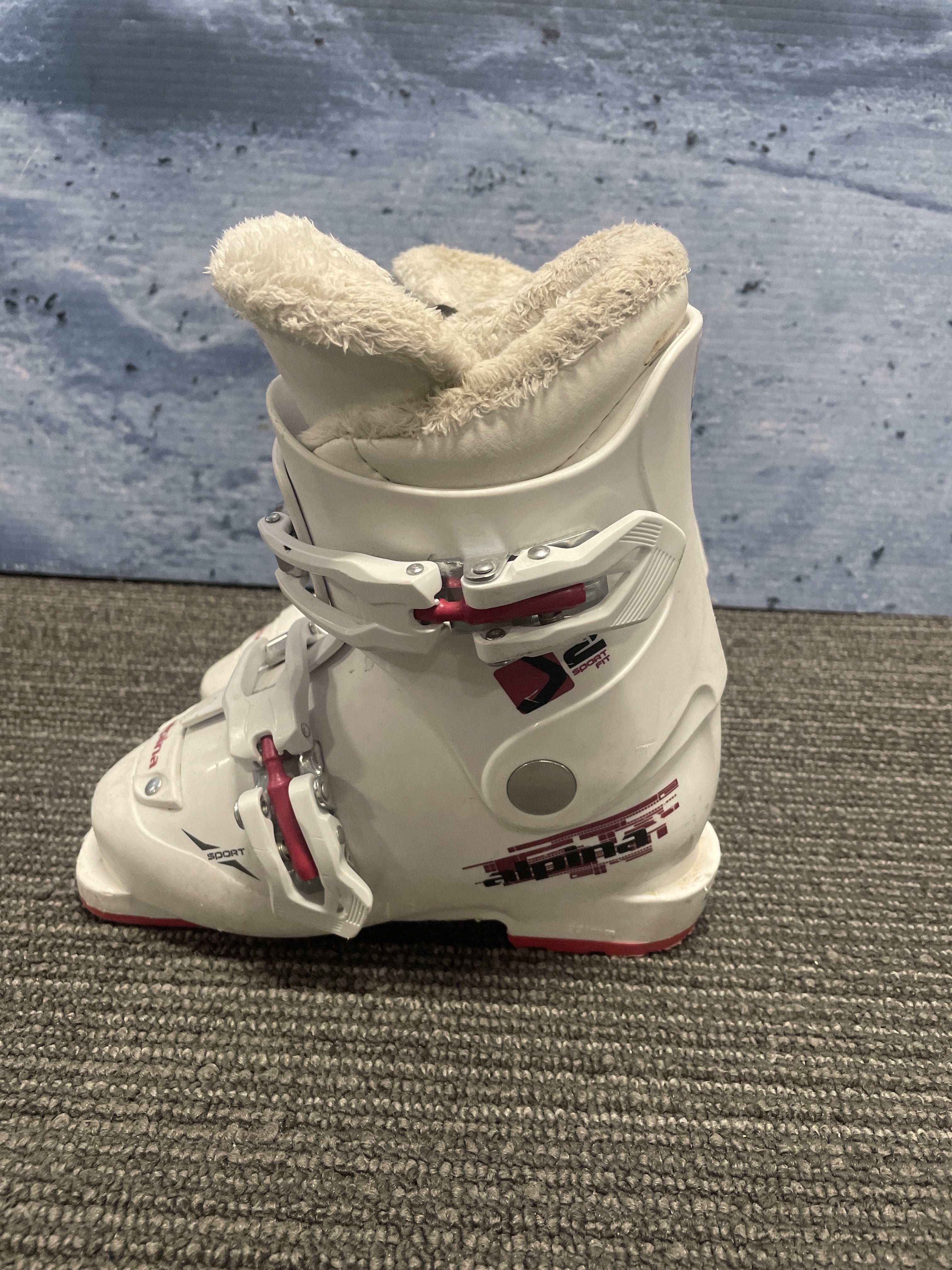 USED Alpina J2 18.5MP Girls Ski Boot
