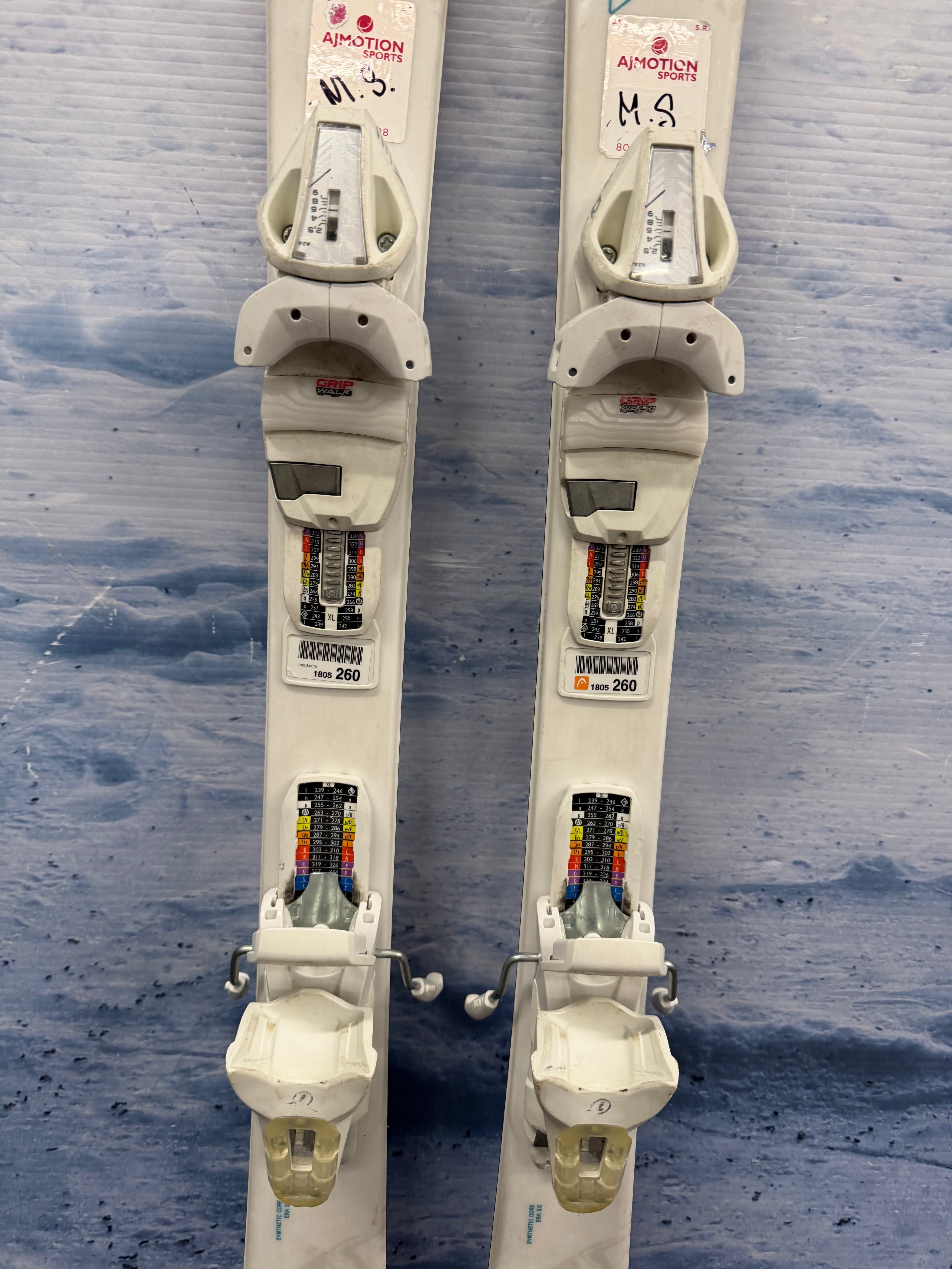 Used Head Easy Joy 143cm Skis w/ SLR 9 Bindings