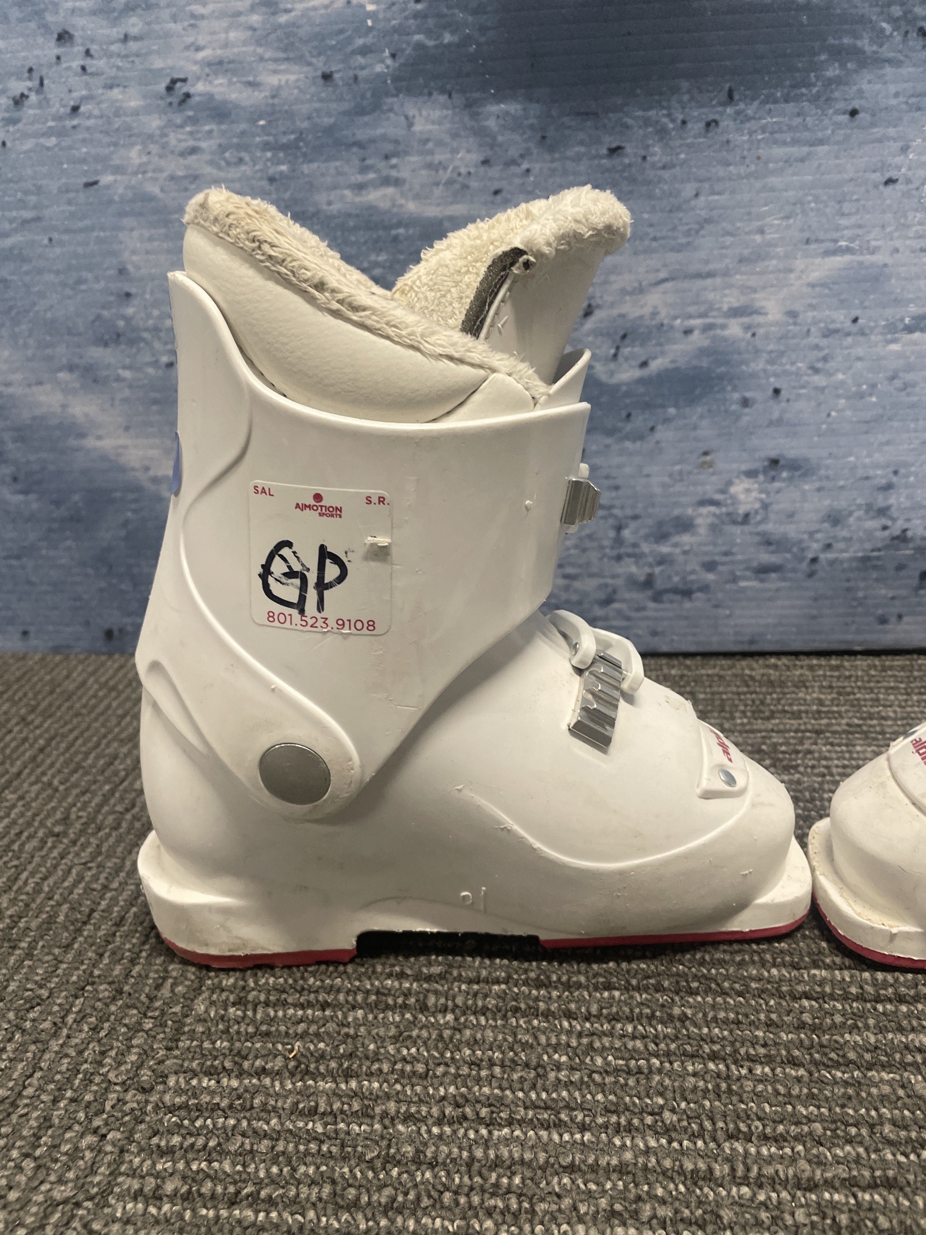 USED Alpina J2 18.5MP Girls Ski Boot