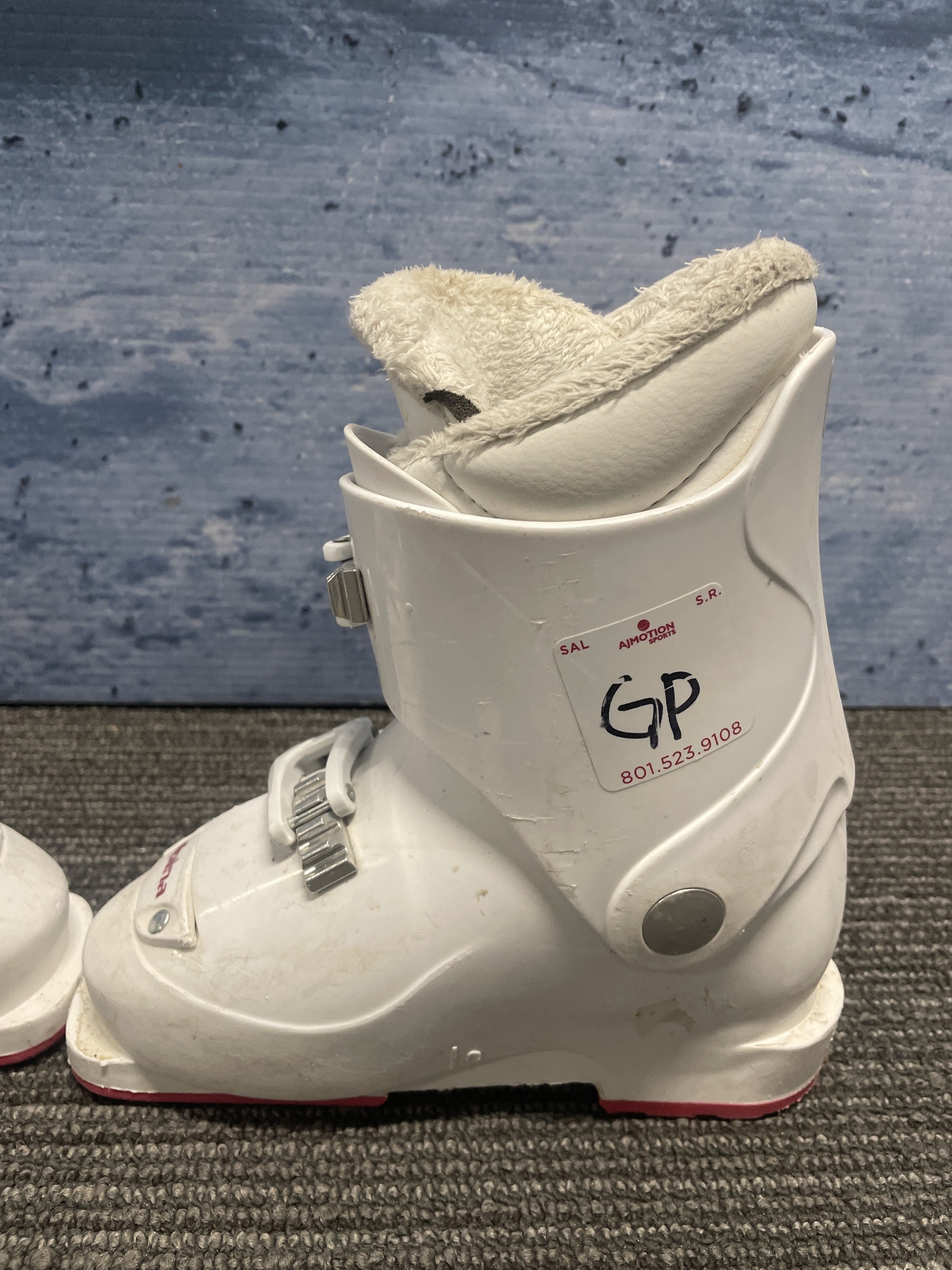 USED Alpina J2 18.5MP Girls Ski Boot