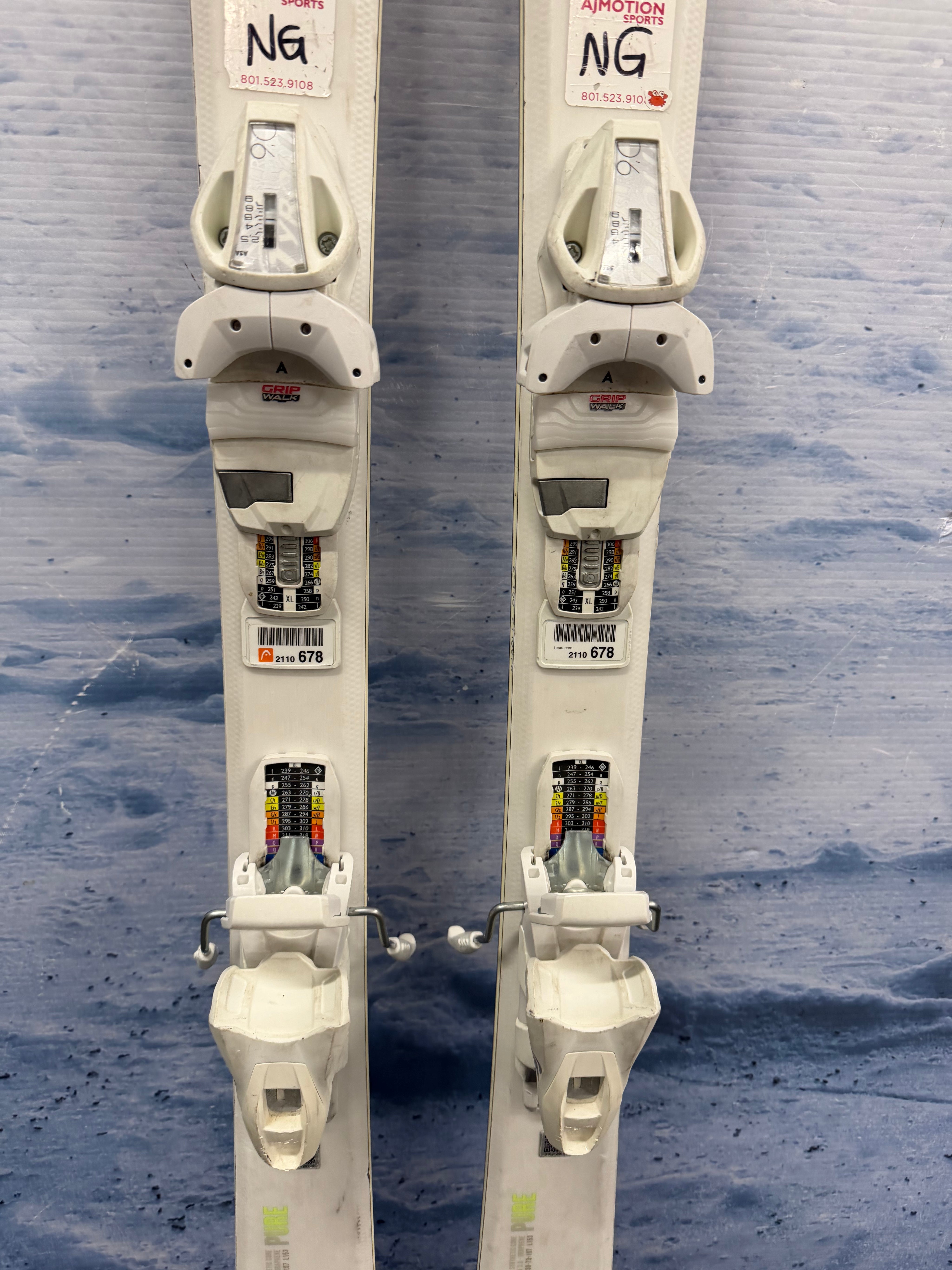 Used Head Pure Joy R 153cm Skis w/ SLR 9 Bindings