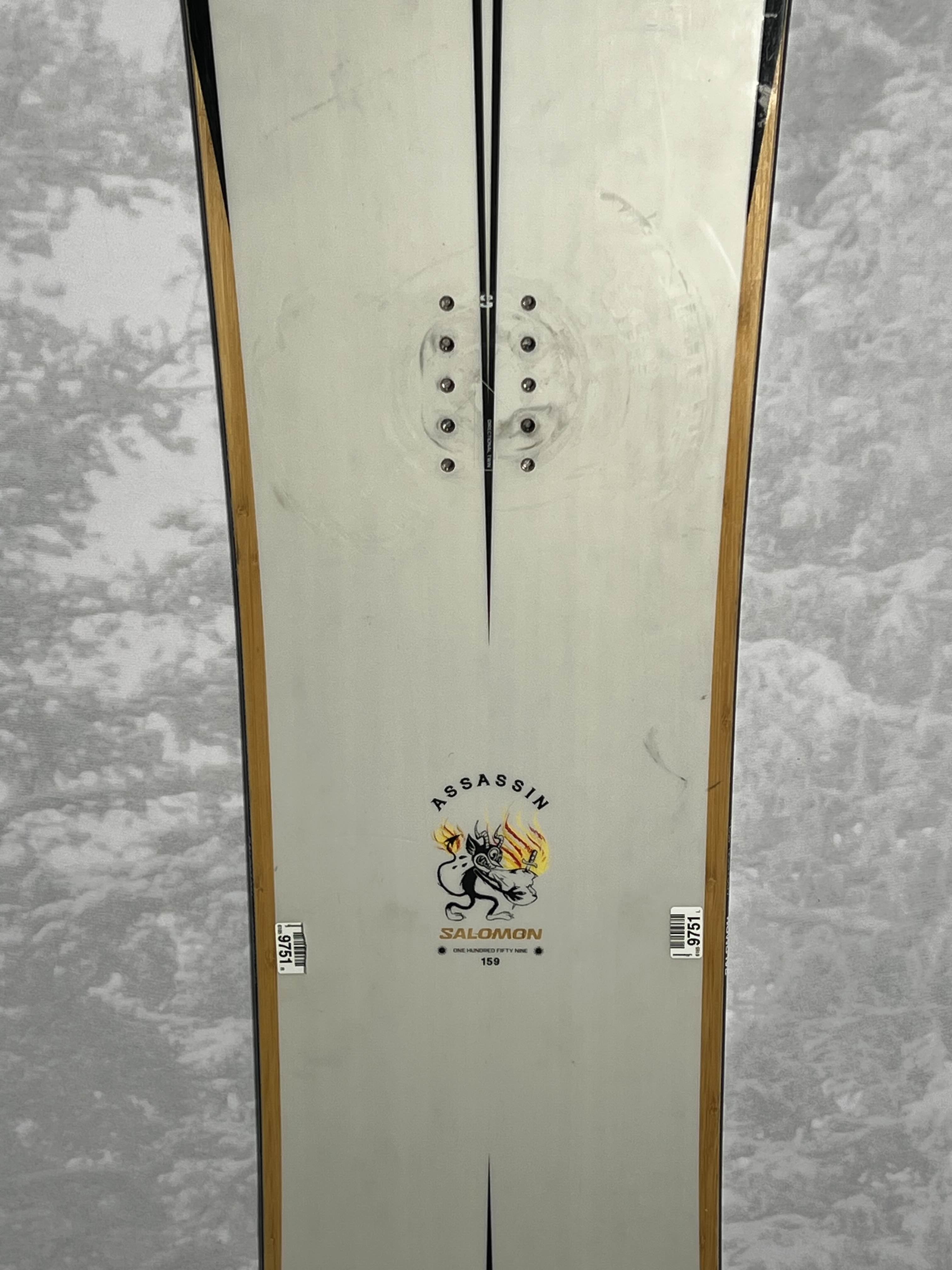 Lightly Used Salomon Assassin 159 CM Snowboard 2025