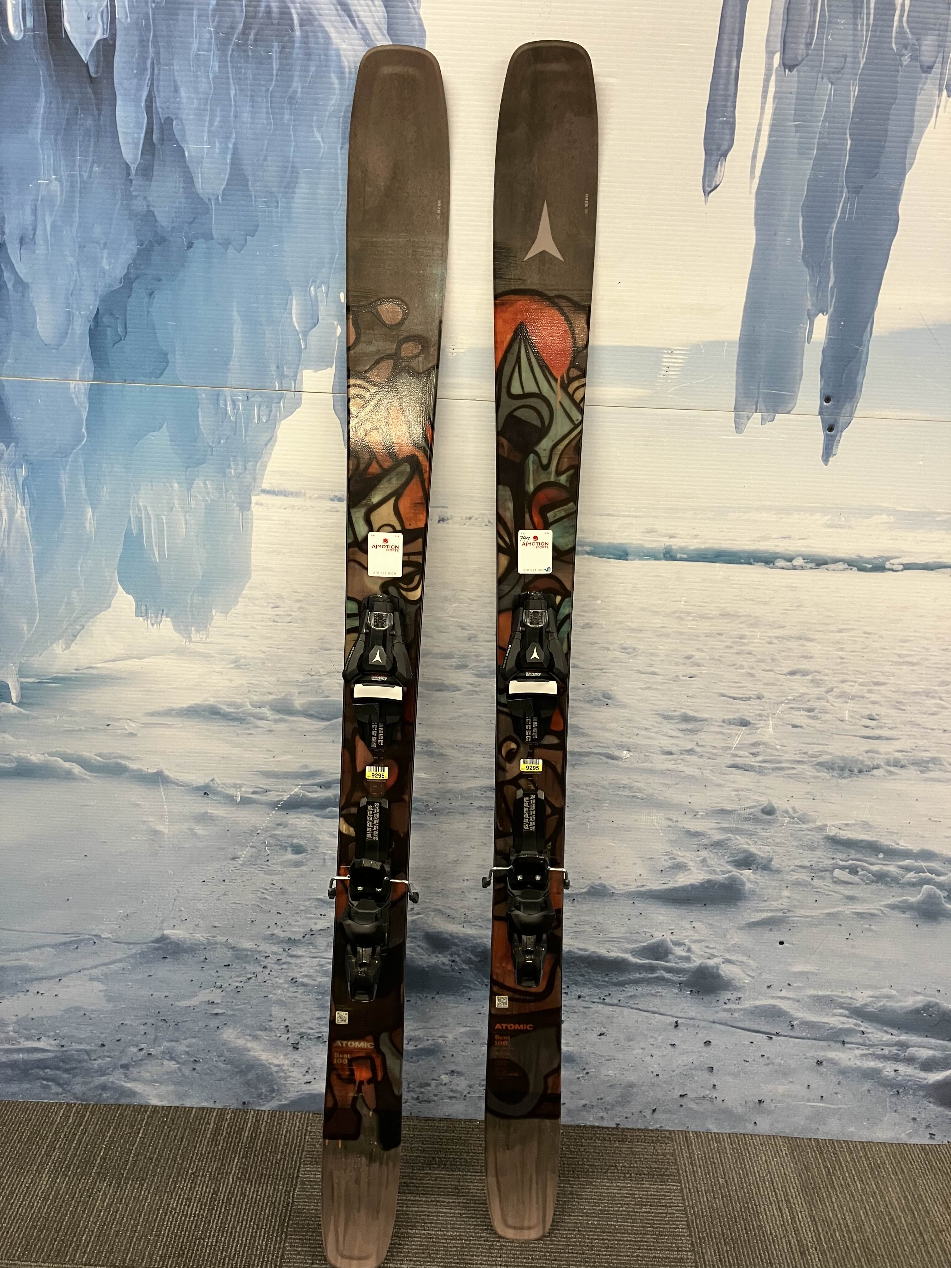 New 2026 Atomic Bent Chetler 100 165cm Skis w/ Atomic Strive 11 Demo Bindings