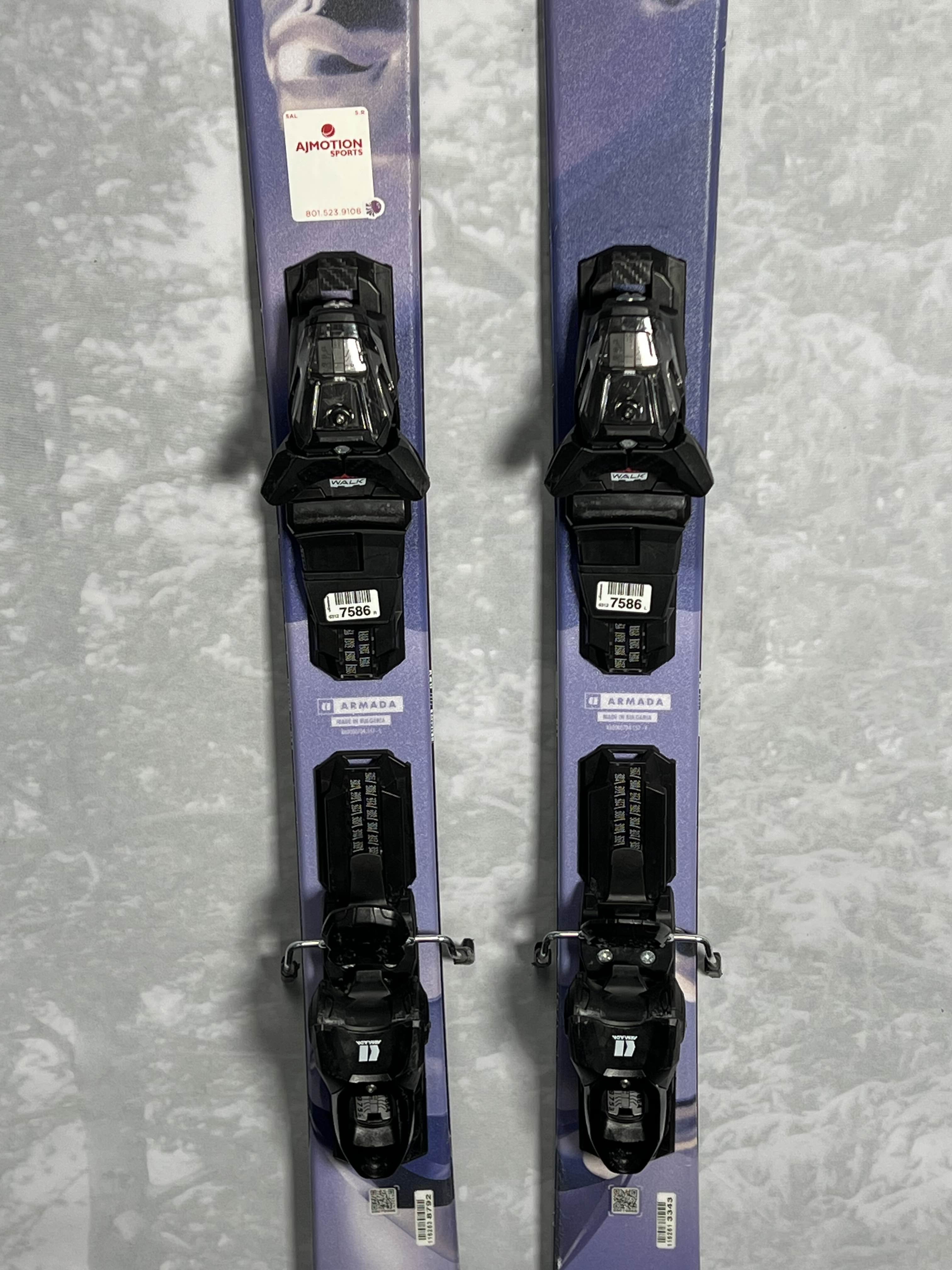 Lightly Used 2025 Armada ARV 84 157cm Skis w/ M10 GW Bindings