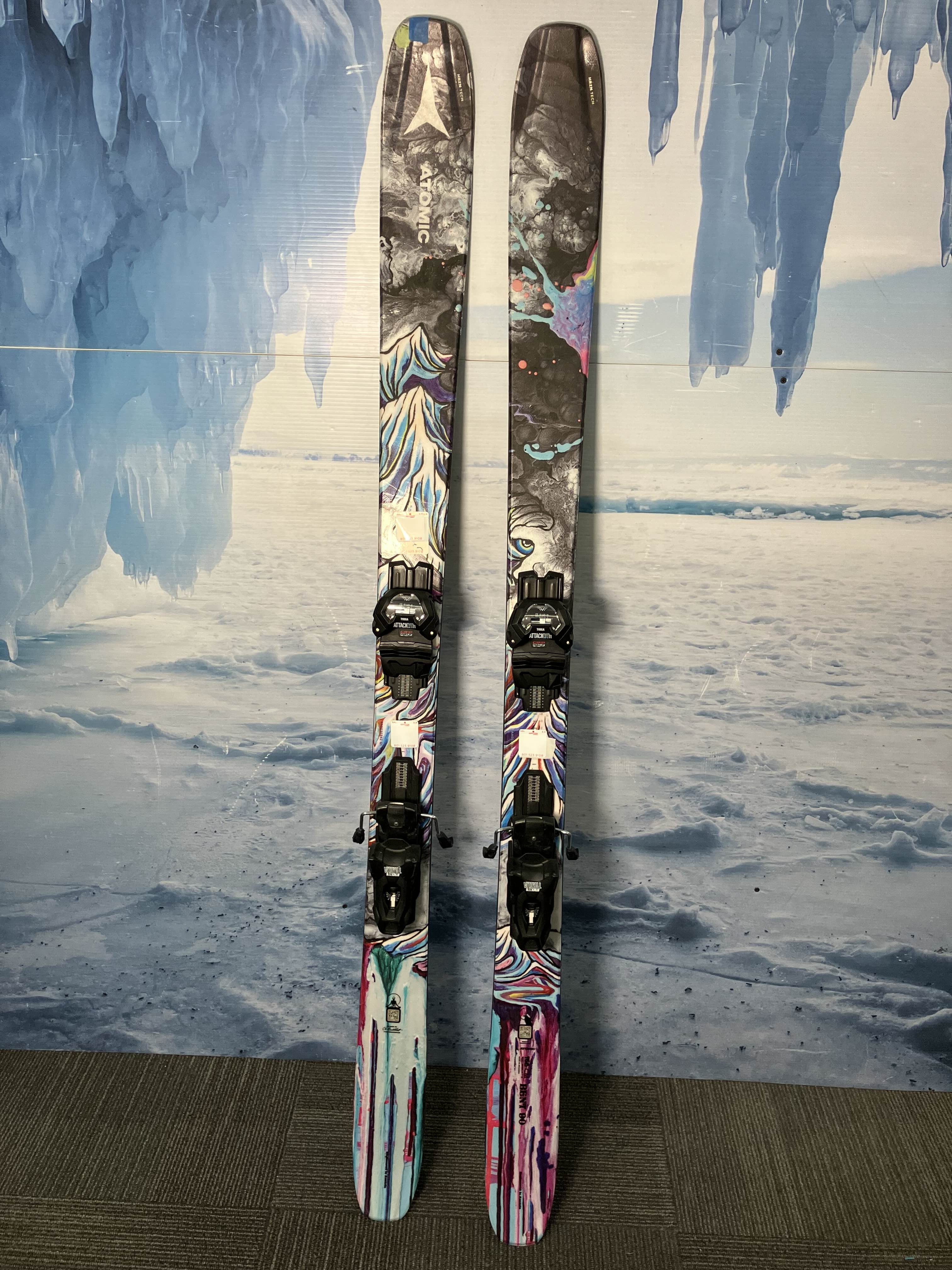 Used 2025 Atomic Bent Chetler 90 Skis - 166cm w/ Tyrolia Attack LYT 11 GW Demo Binding