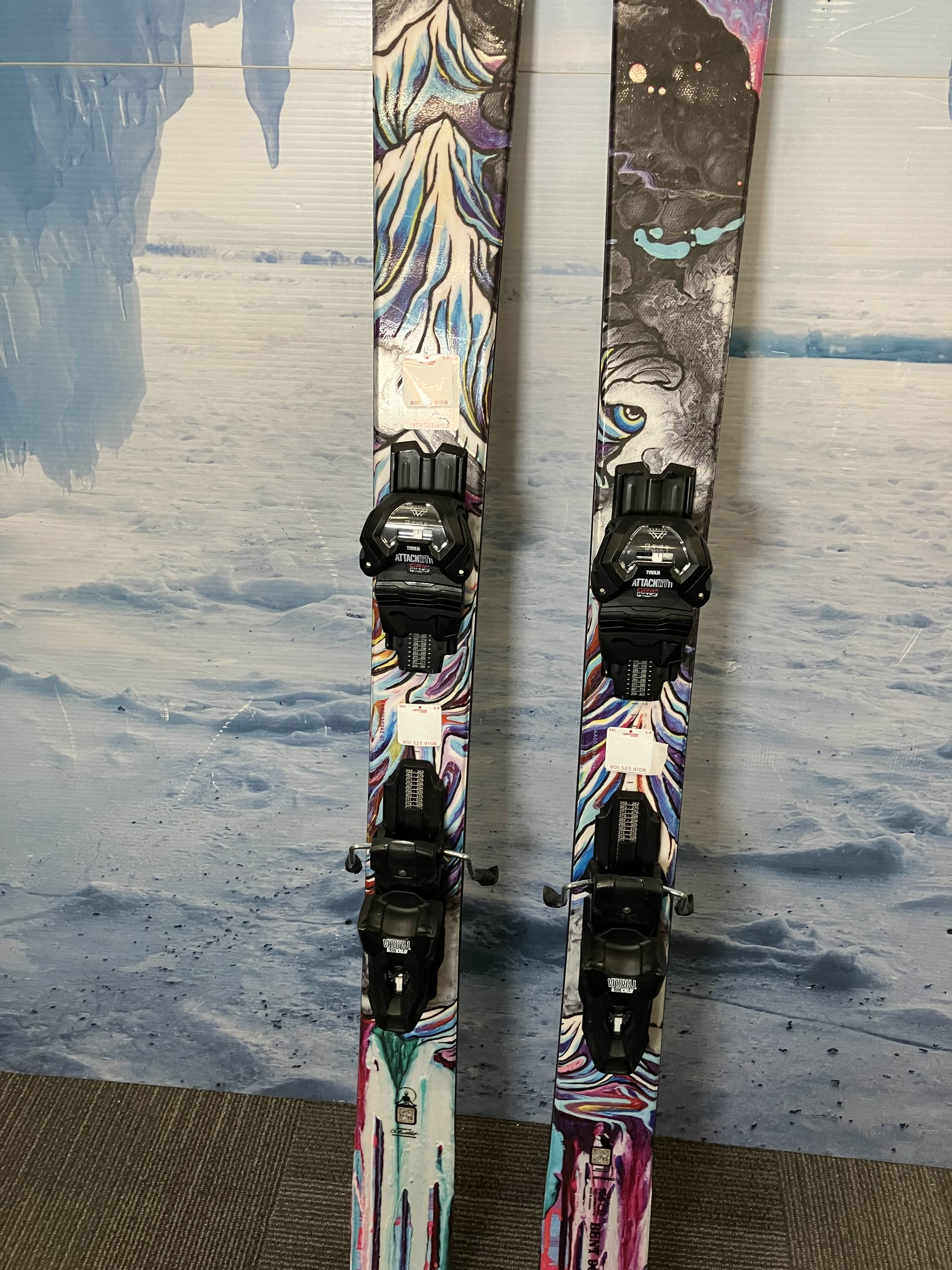 Used 2025 Atomic Bent Chetler 90 Skis - 166cm w/ Tyrolia Attack LYT 11 GW Demo Binding