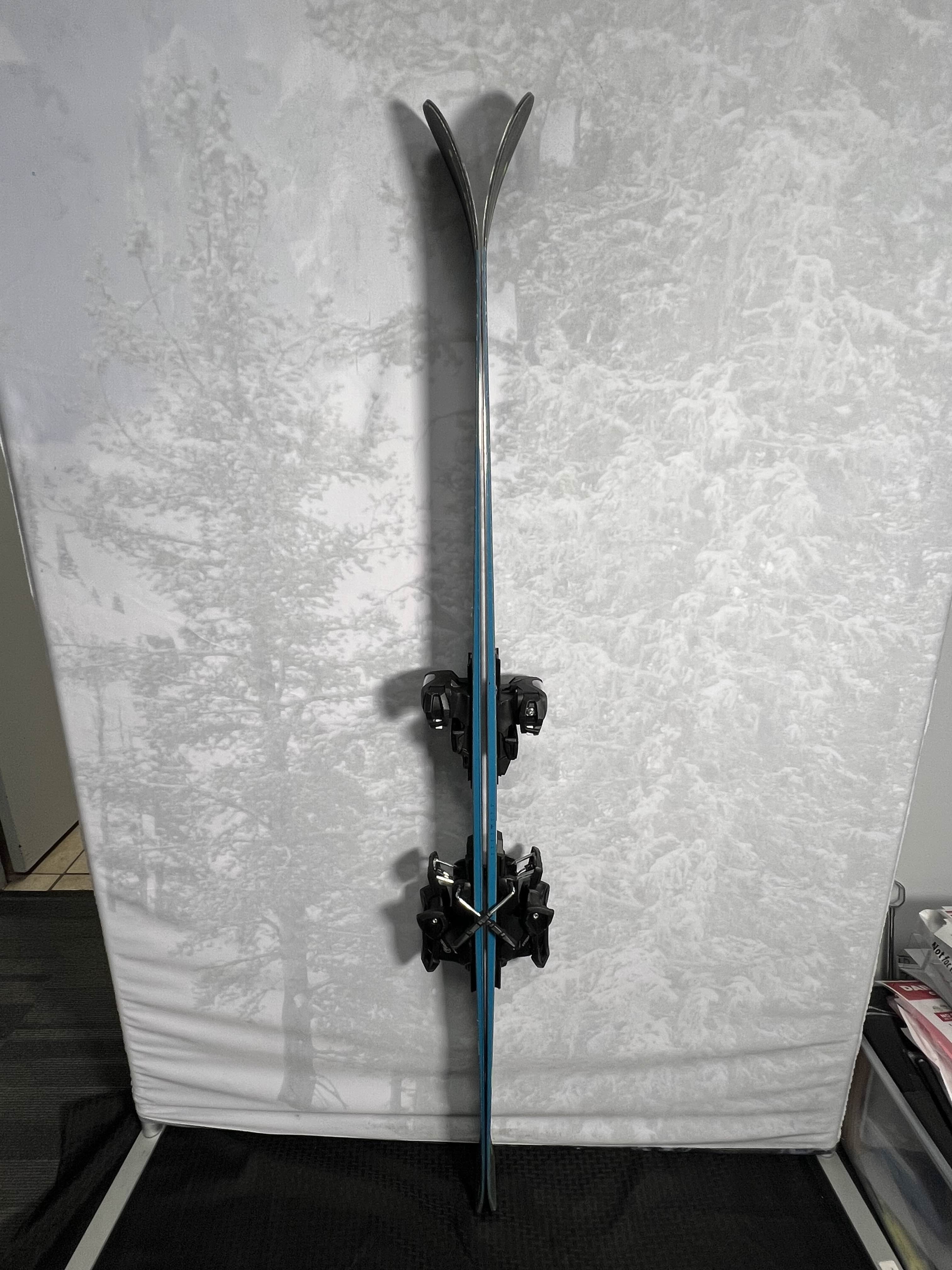 Lightly Used Elan Ripstick 86T 158cm 2023 Skis w/ Tyrolla Attack 14 MN Adjustable Bindings