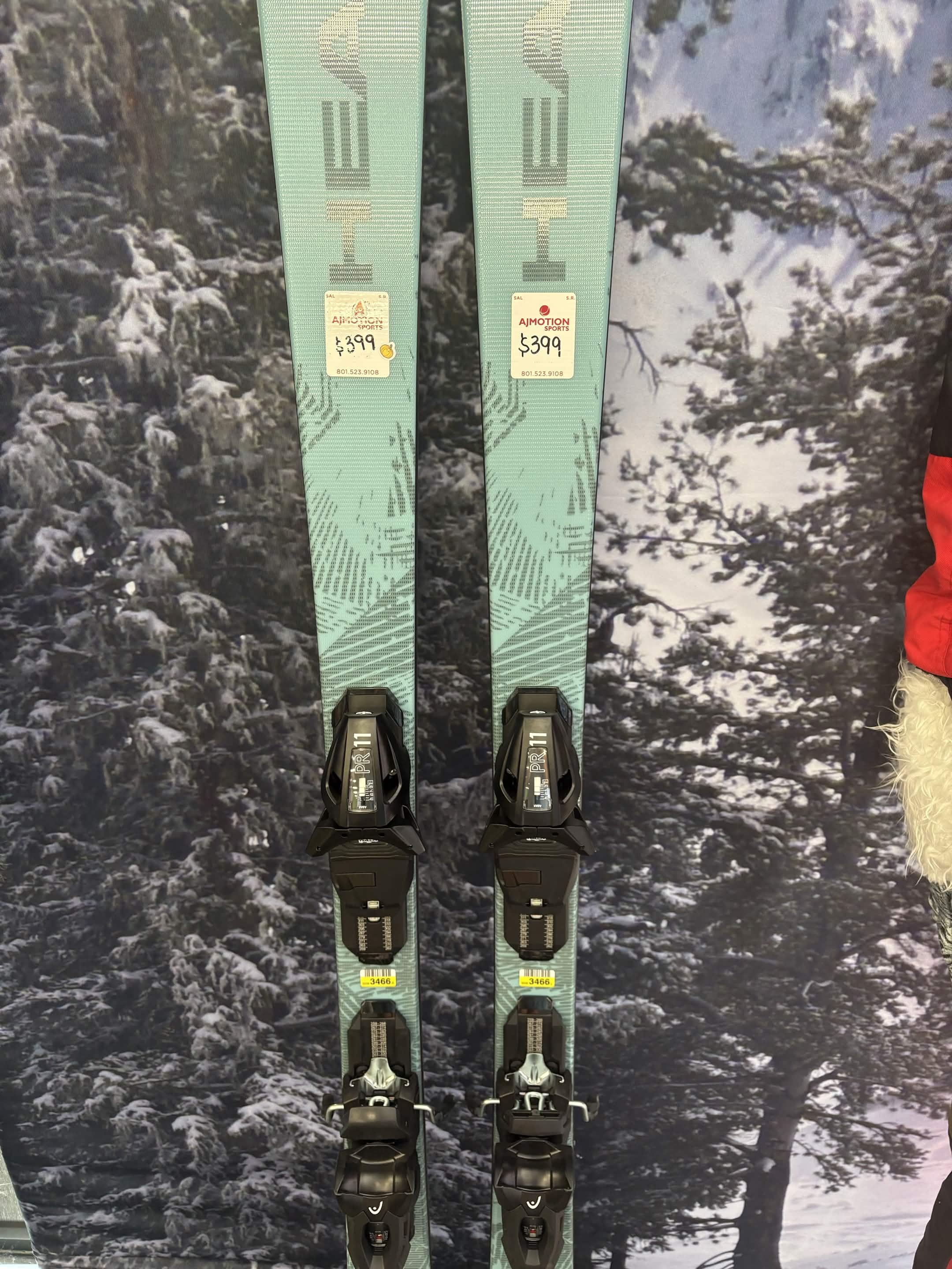 Head Kore X 74 170cm Skis w/ HEAD PR 11 GW Demo Binding - New