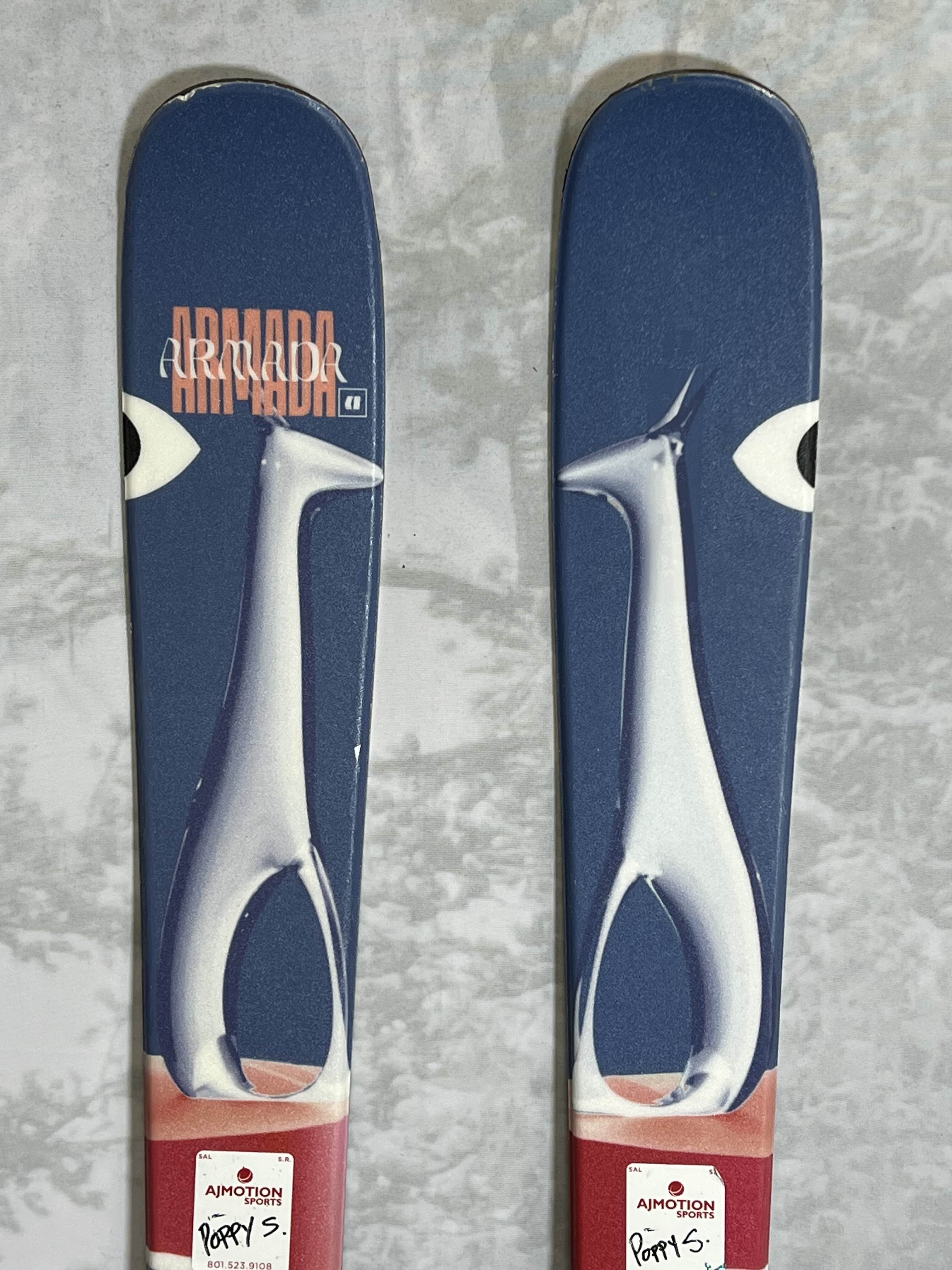 Used Armada ARV 84 157cm 2024 Kids Skis w/ Armada EM 10 GW Demo Bindings