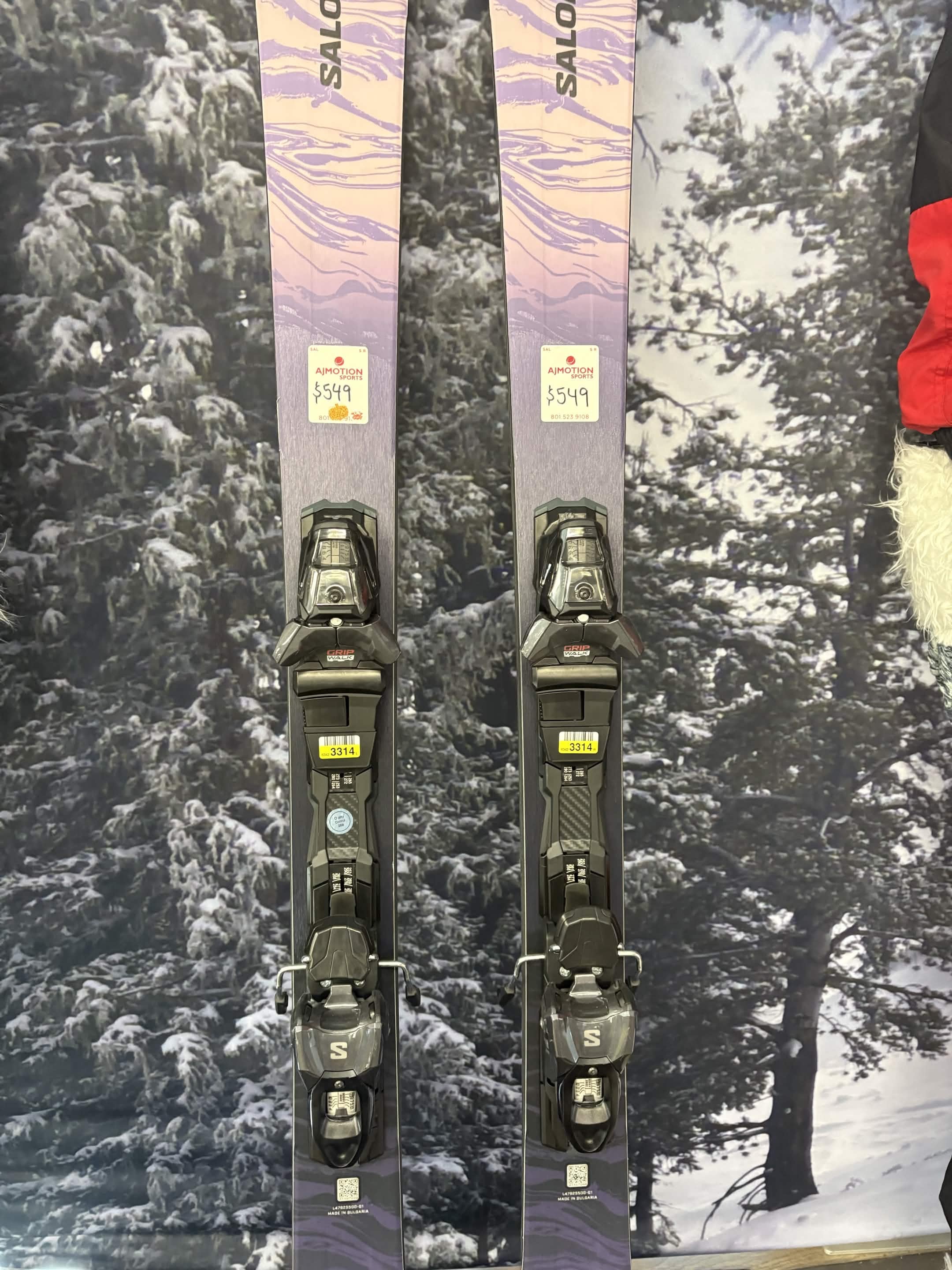 Salomon Stance 84W 167cm Skis w/ Salomon M11 GW SYS Demo Binding - New 2026