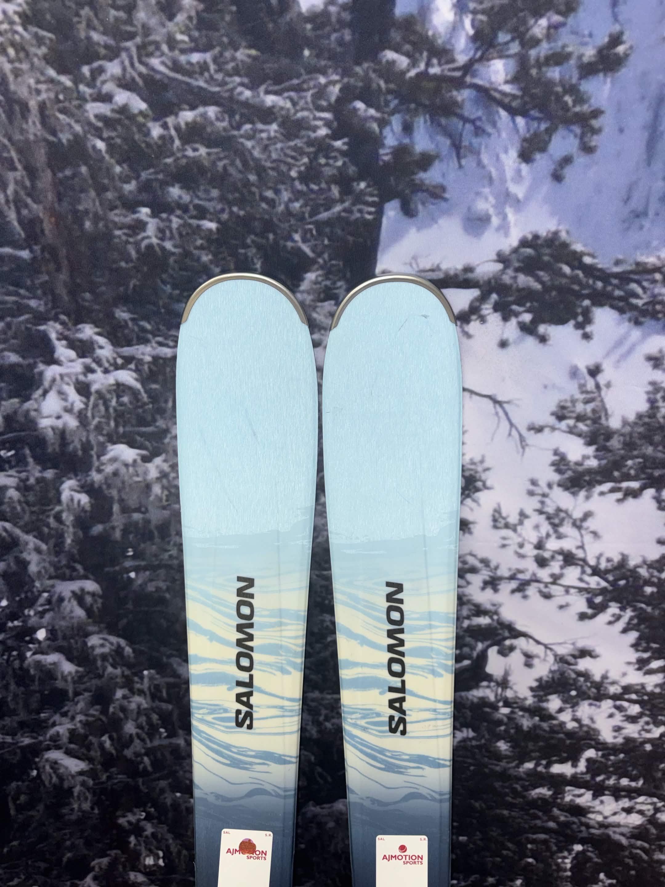 Salomon Stance W 80 141cm Skis w/ Salomon M10 GW SYS Demo Binding - New 2026