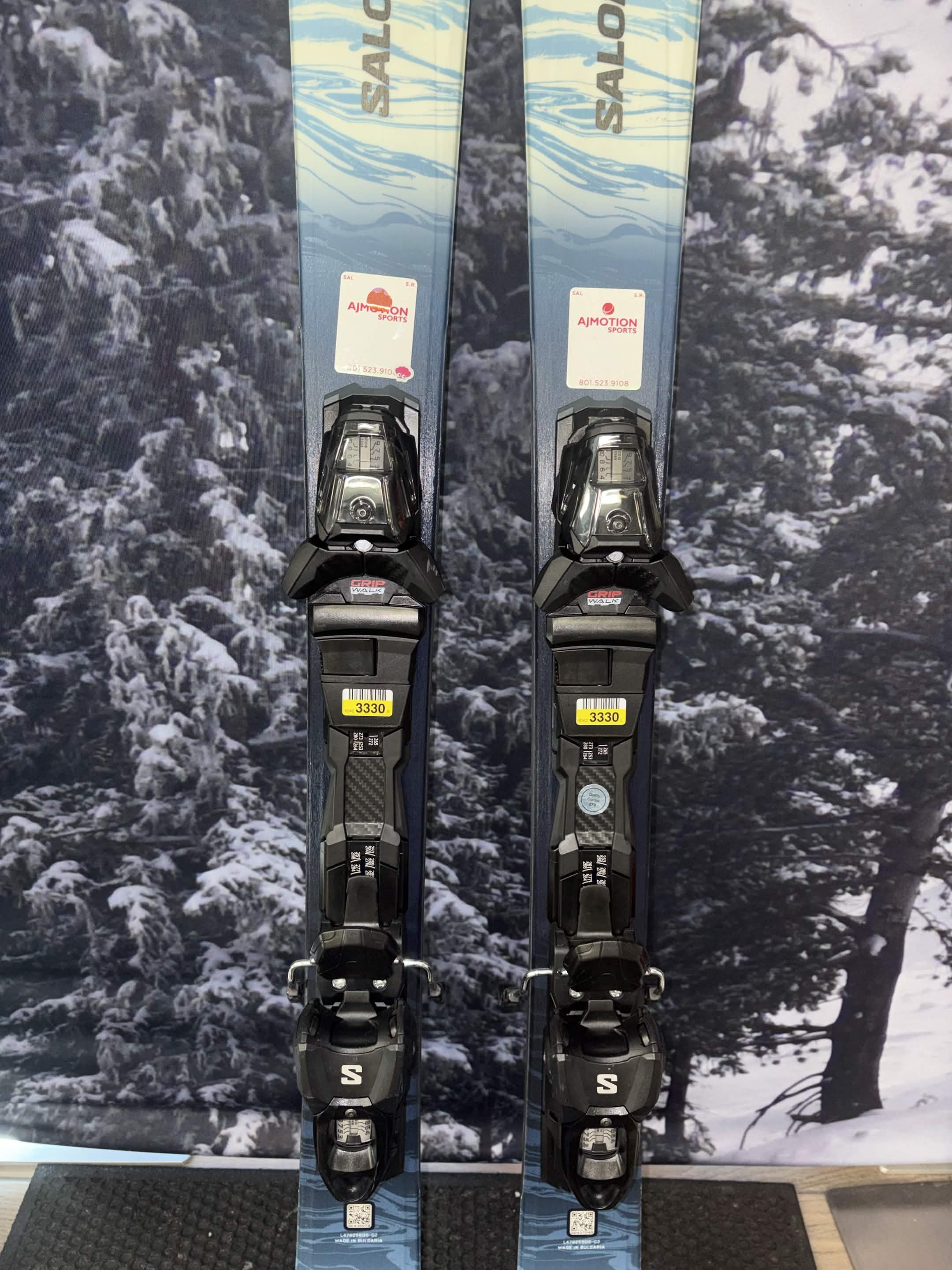 Salomon Stance W 80 141cm Skis w/ Salomon M10 GW SYS Demo Binding - New 2026