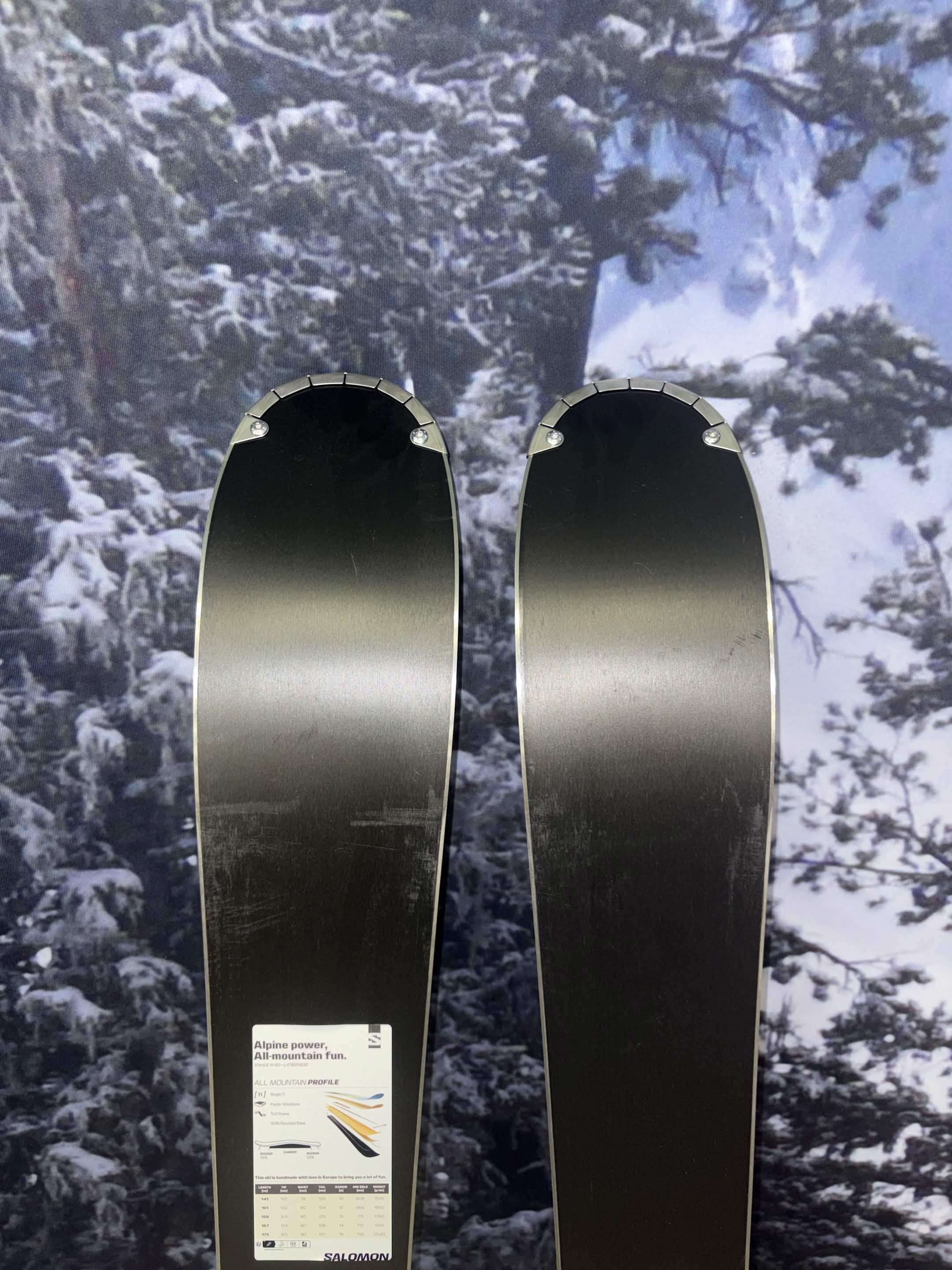 Salomon Stance W 80 141cm Skis w/ Salomon M10 GW SYS Demo Binding - New 2026