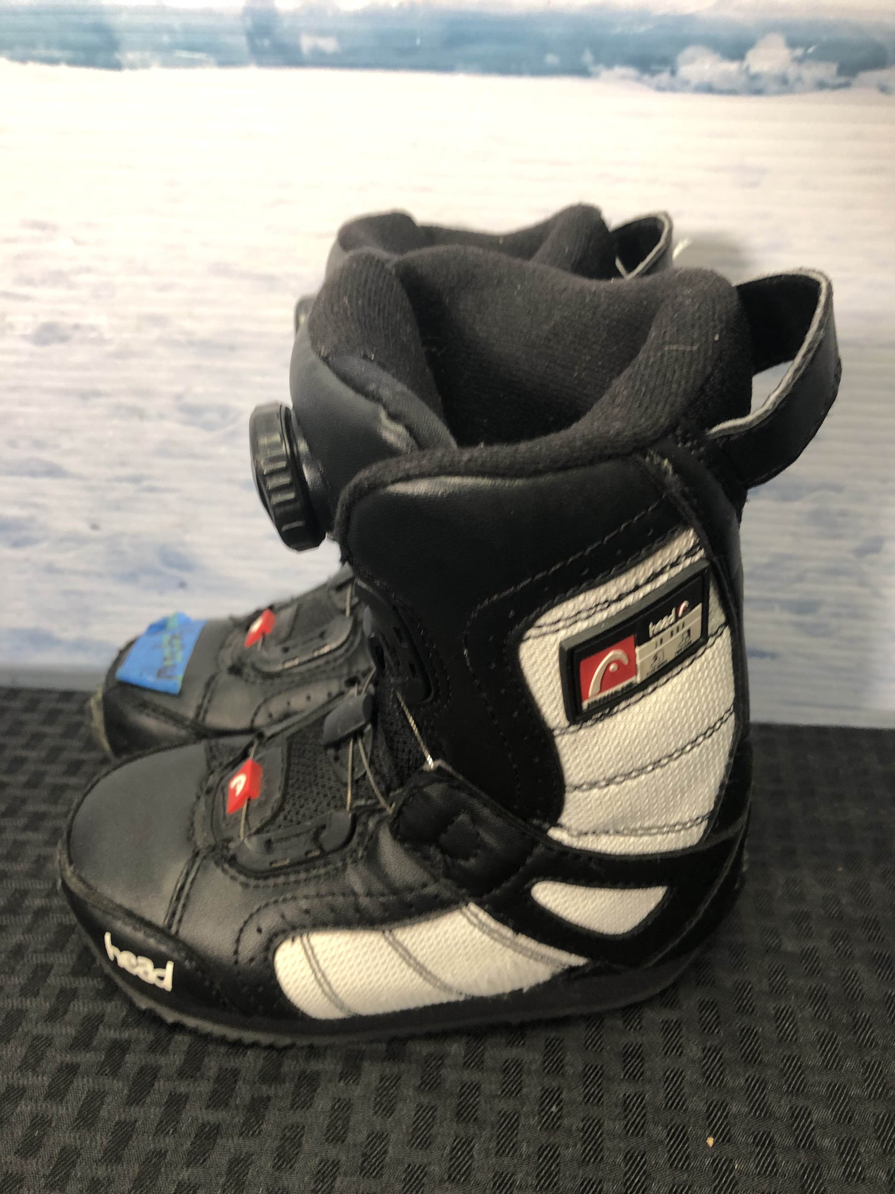 Used Head 550 4D Jr 18.0 BOA Kids Snowboard Boots