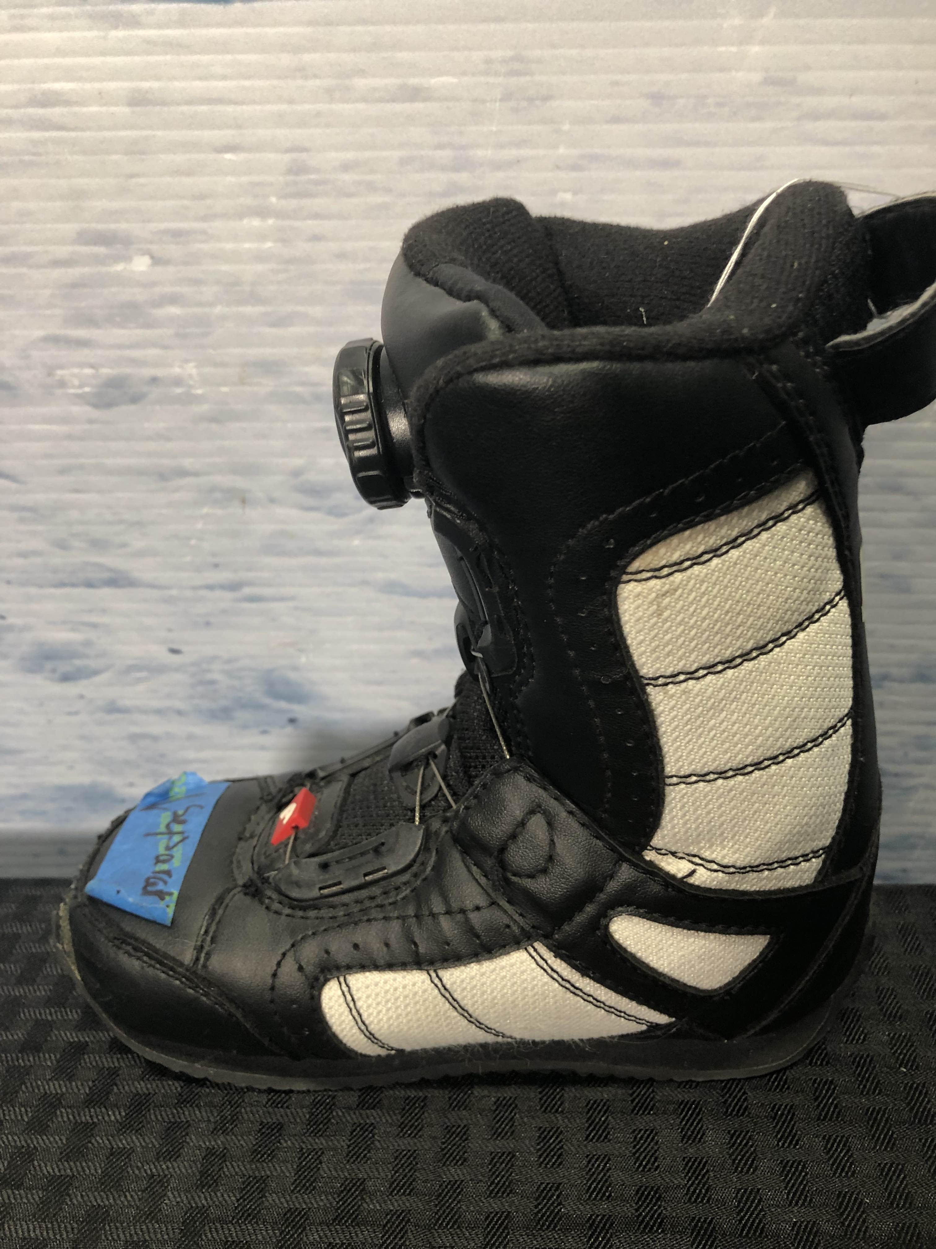Used Head 550 4D Jr 18.0 BOA Kids Snowboard Boots