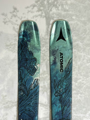 Used 2023 Atomic Bent Chetler 100 172cm Skis with Adjustable Tyrolia Attack 14 Bindings