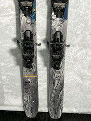 Used 2023 Atomic Bent Chetler 100 180cm Skis with Adjustable Elan Attack 13 Bindings