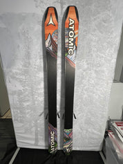 Used 2023 Atomic Bent Chetler 100 180cm Skis with Adjustable Elan Attack 13 Bindings