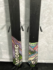 Used 2023 Atomic Bent Chetler 100 180cm Skis with Adjustable Elan Attack 13 Bindings