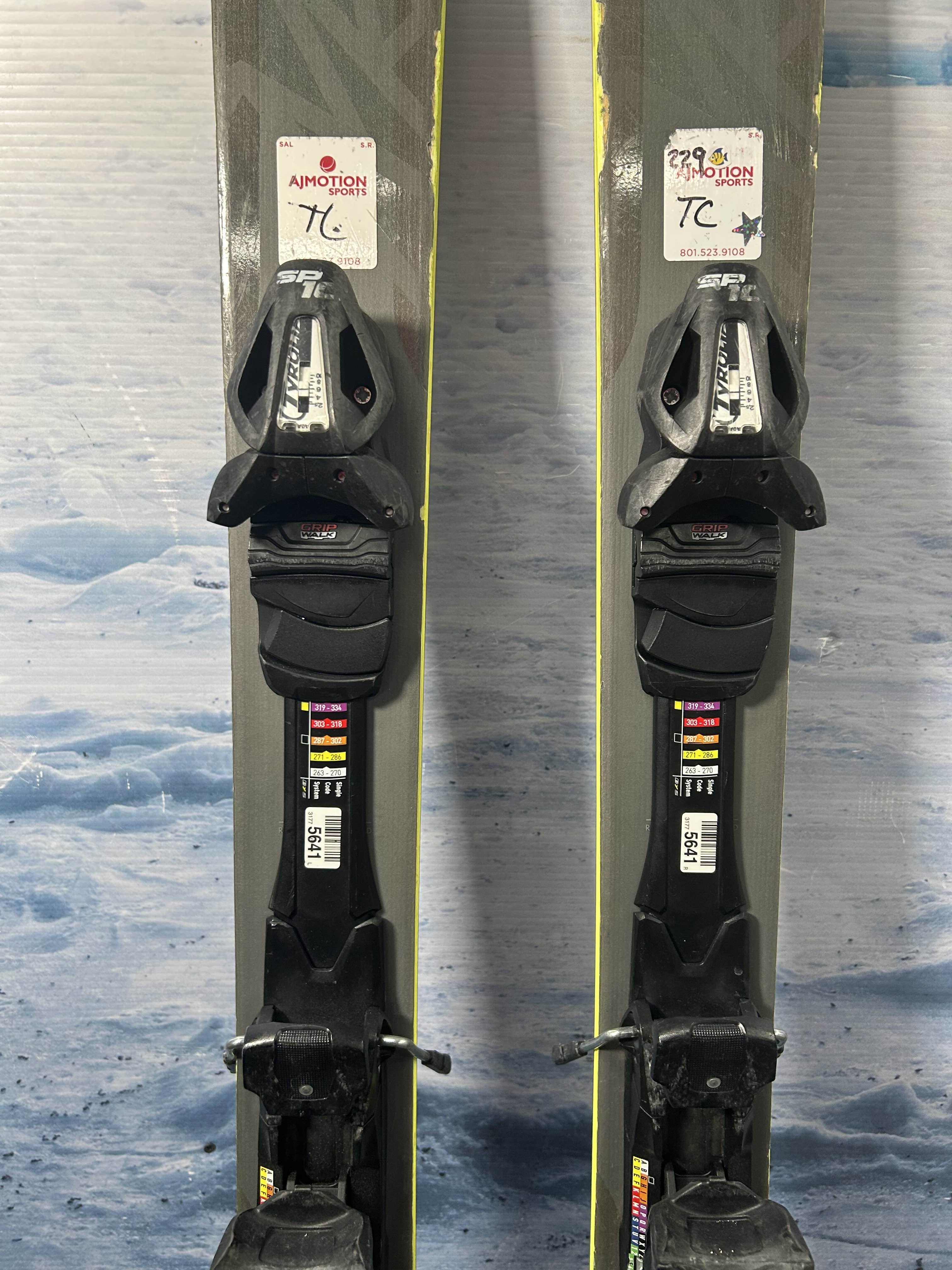 Used Salomon Qst 92 Ski w/ Tyrolia Sp 10 Demo Bindings - 153CM
