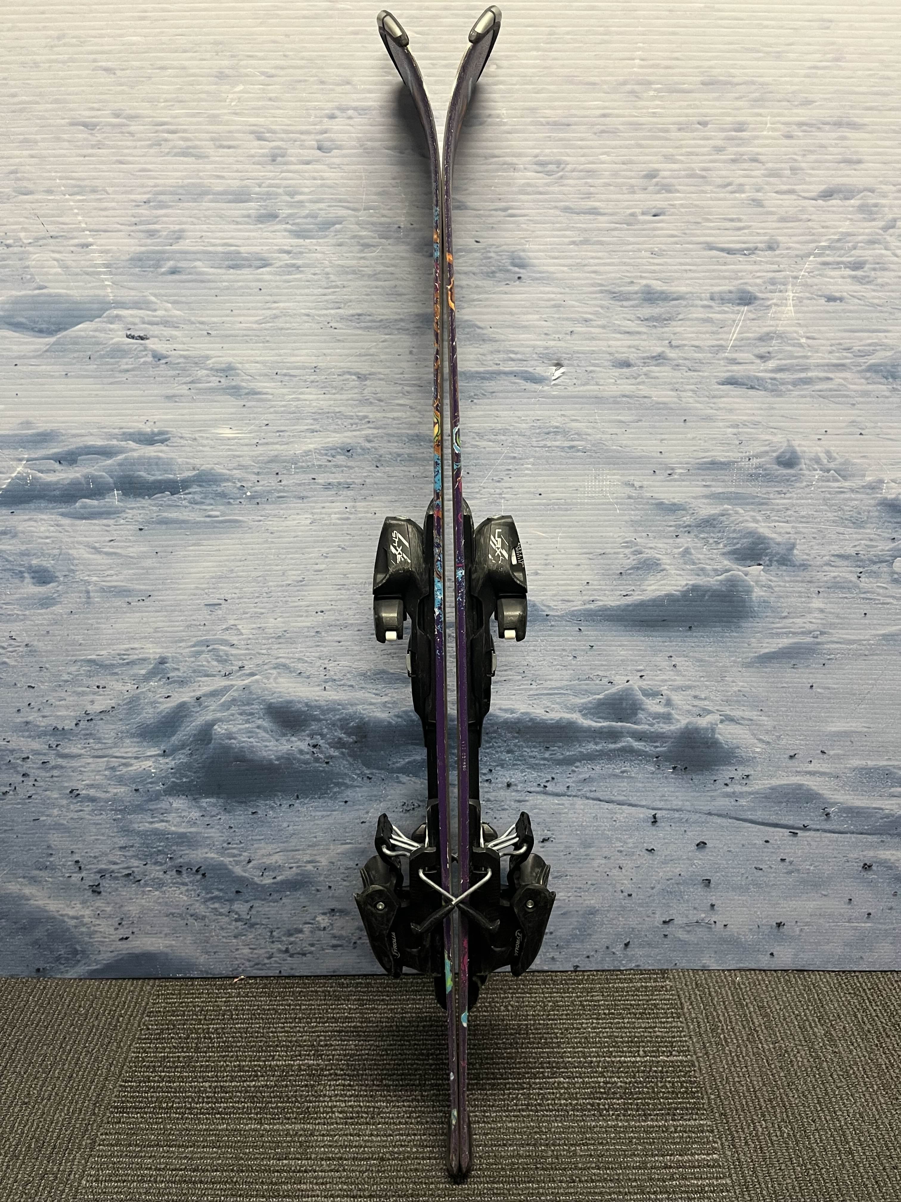 Used Nordica Cinnamon Girl Youth Ski w/ Tyrolia Lrx 4.5 Demo Bindings - 100CM
