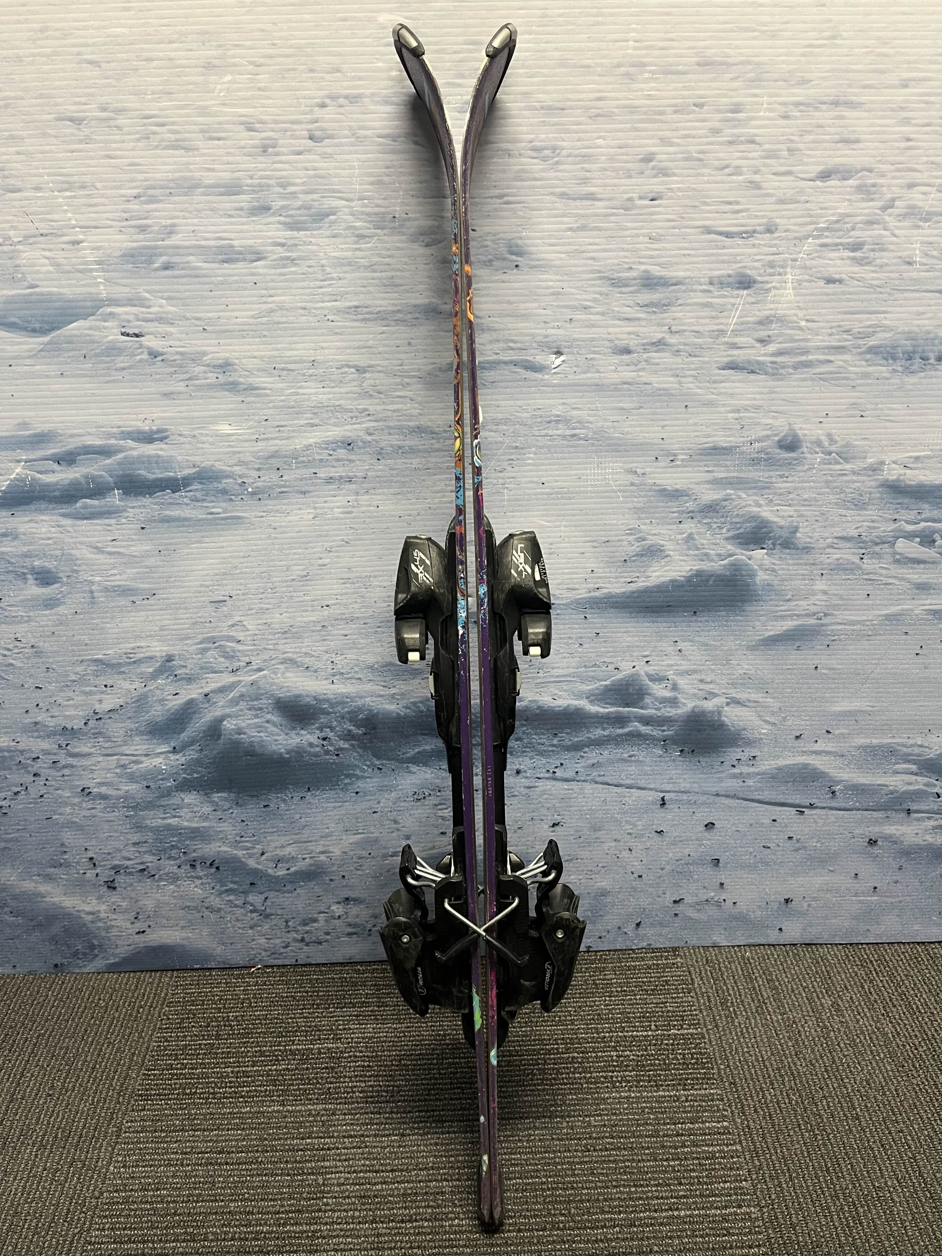 Used Nordica Cinnamon Girl Youth Ski w/ Tyrolia Lrx 4.5 Demo Bindings - 100CM