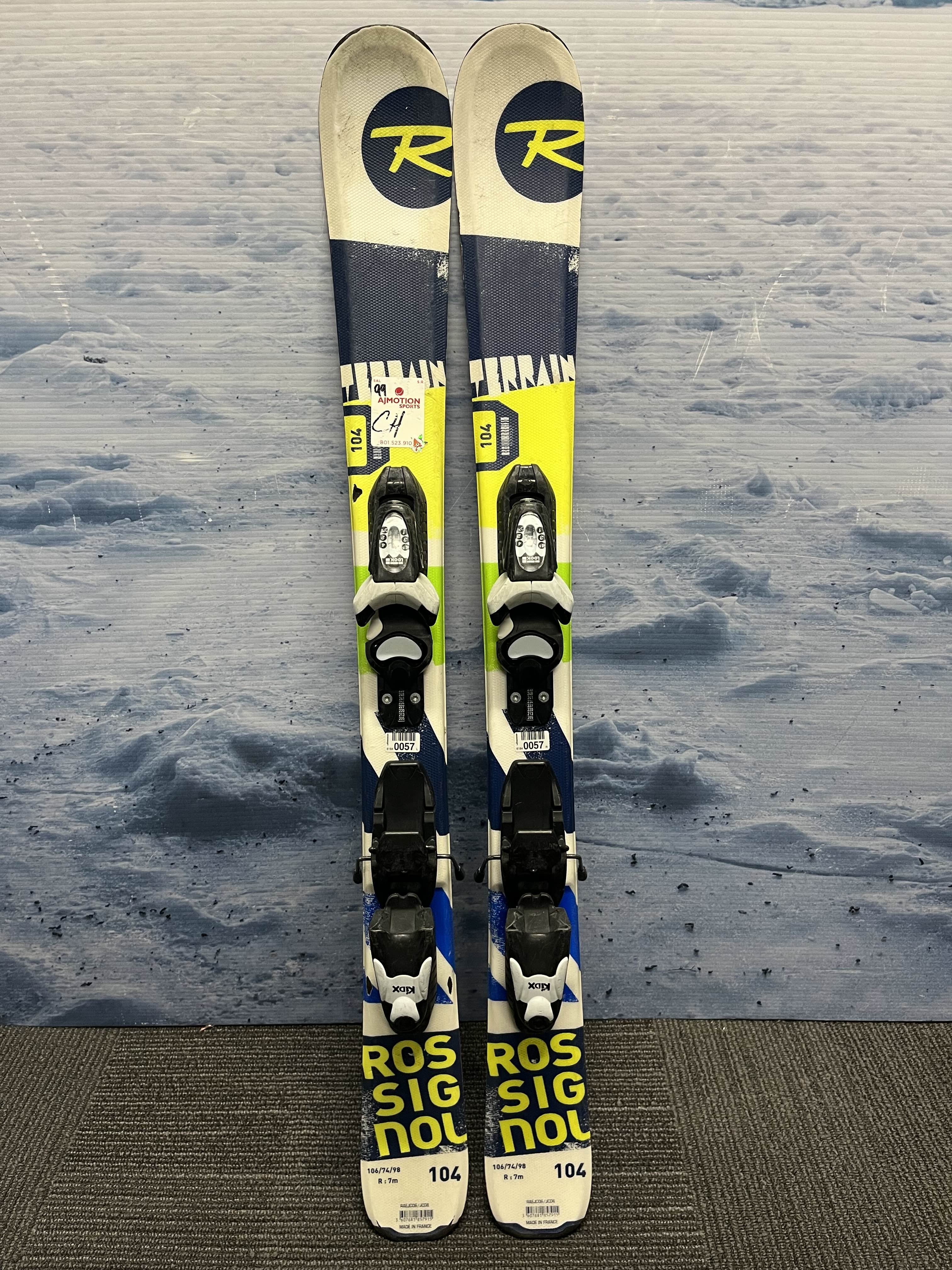 Used  - Rossignol Terrain - Kids Ski - 104cm
